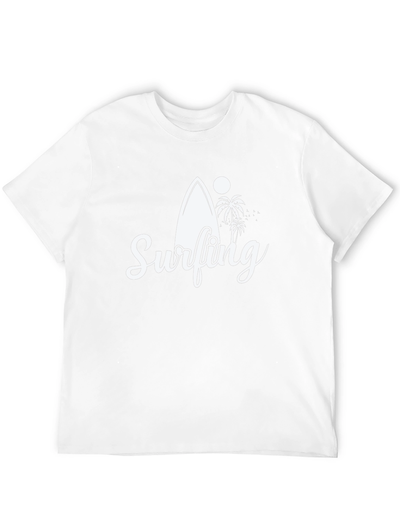 Surfing Graphic Black T-Shirt