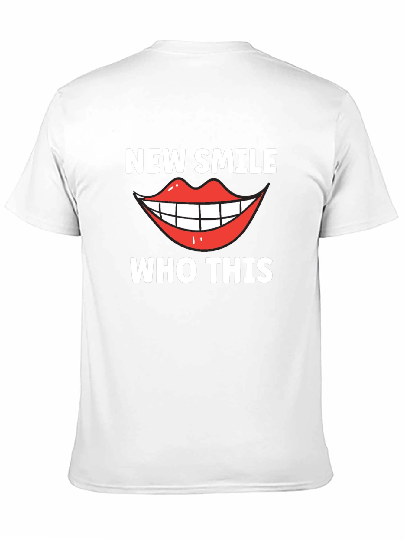 New Smile Who Dis Funny Graphic Tee