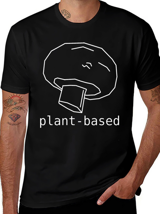 Plant-Based Mushroom Graphic Tee - Unisex Soft Style