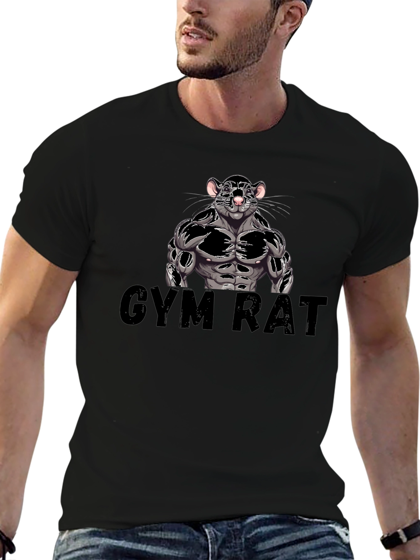 Gym Rat T-Shirt - Workout Motivation