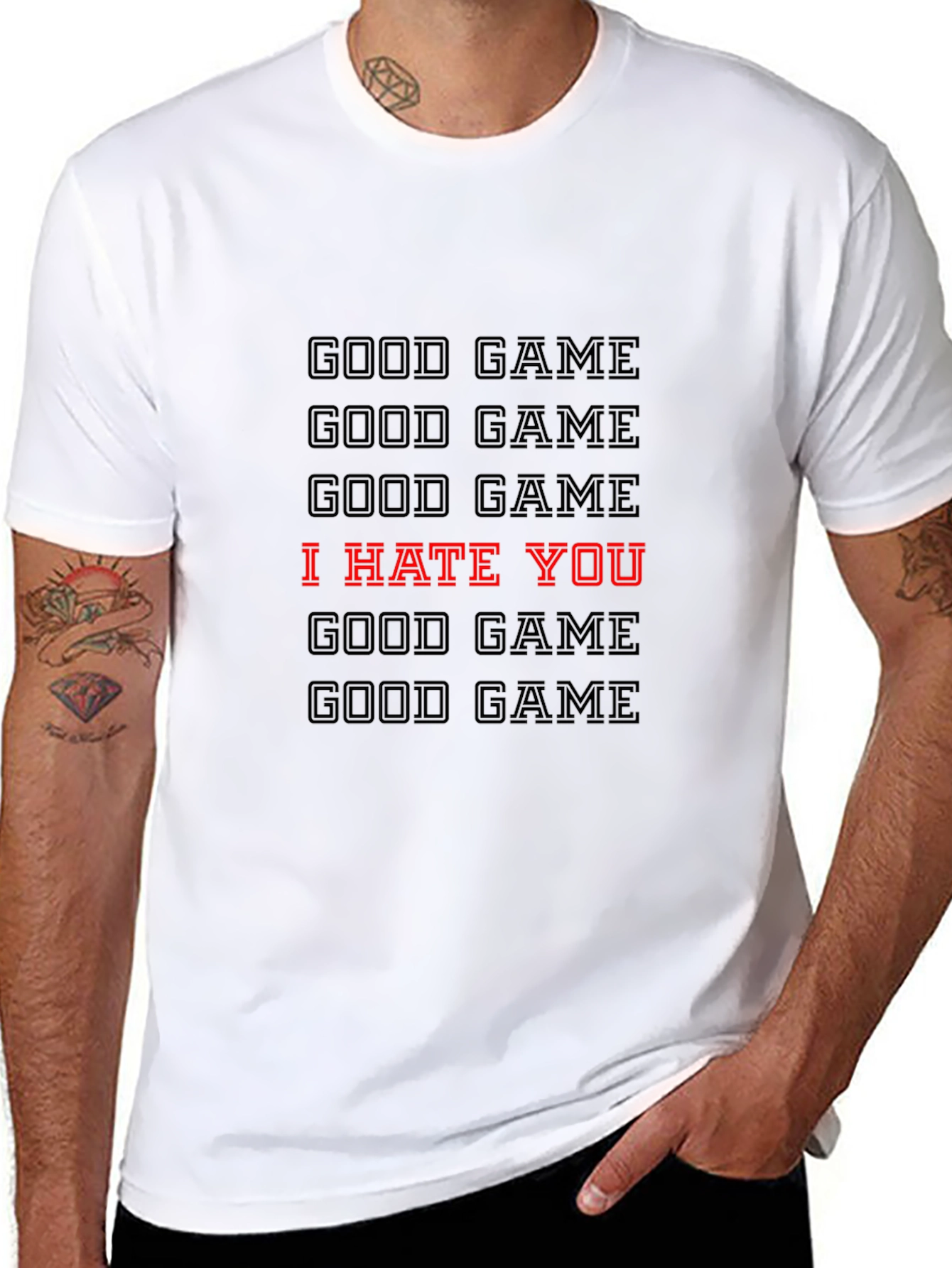 Good Game I Hate You Graphic T-Shirt