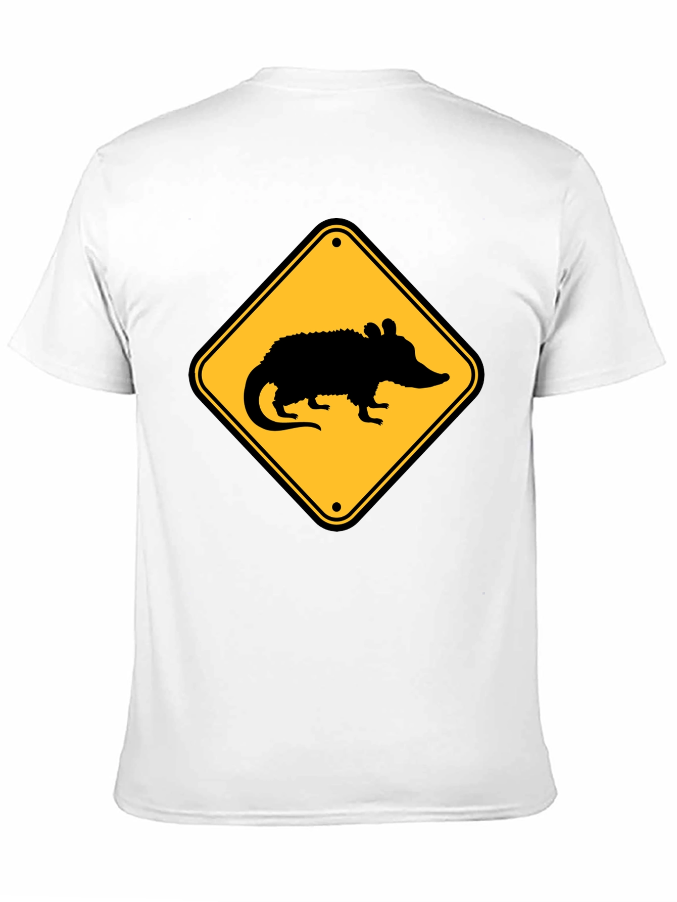 Opossum Crossing T-Shirt - Black