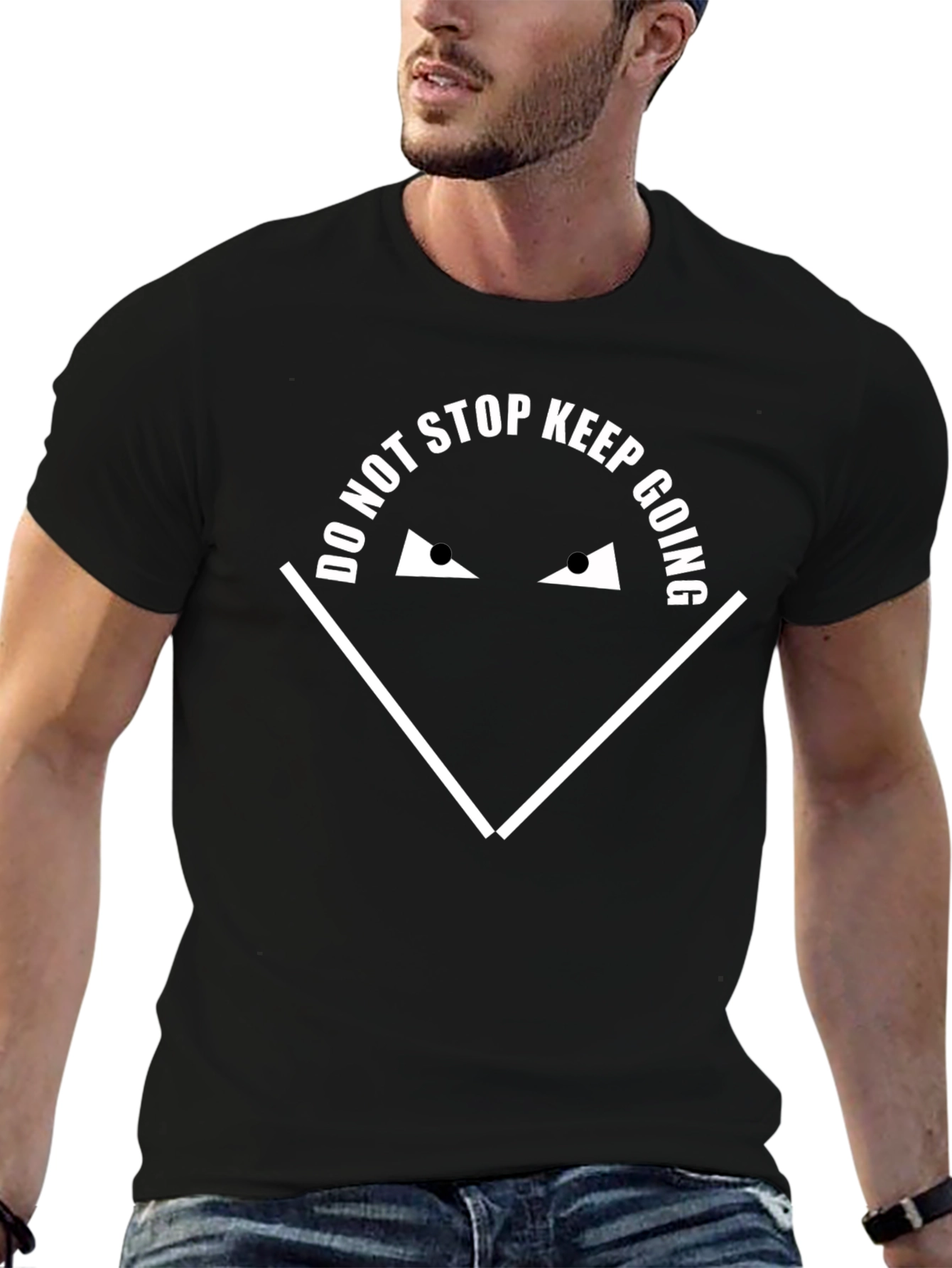 Motivational Graphic Tee - Keep Going