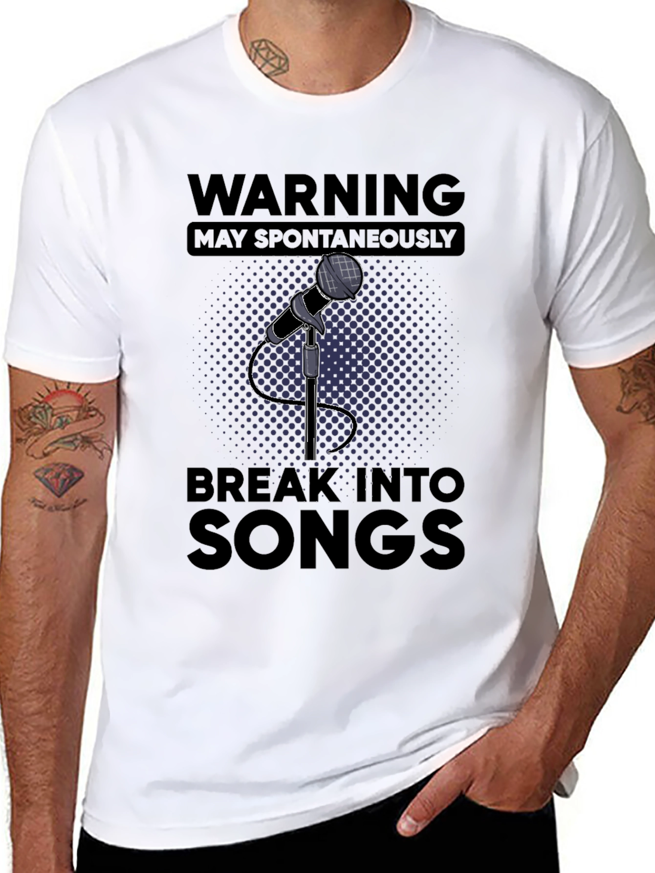Warning May Spontaneously Break Into Songs T-Shirt