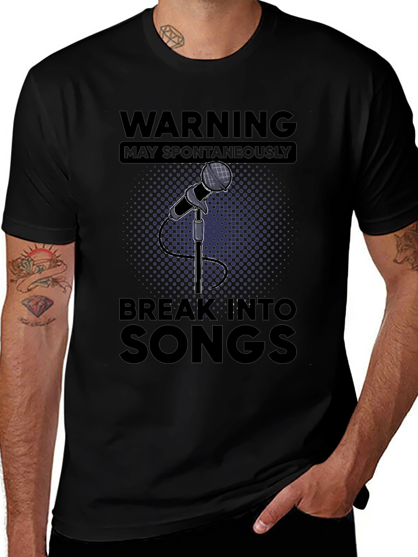 Warning May Spontaneously Break Into Songs T-Shirt