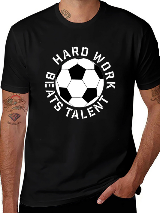 Hard Work Beats Talent Soccer T-Shirt