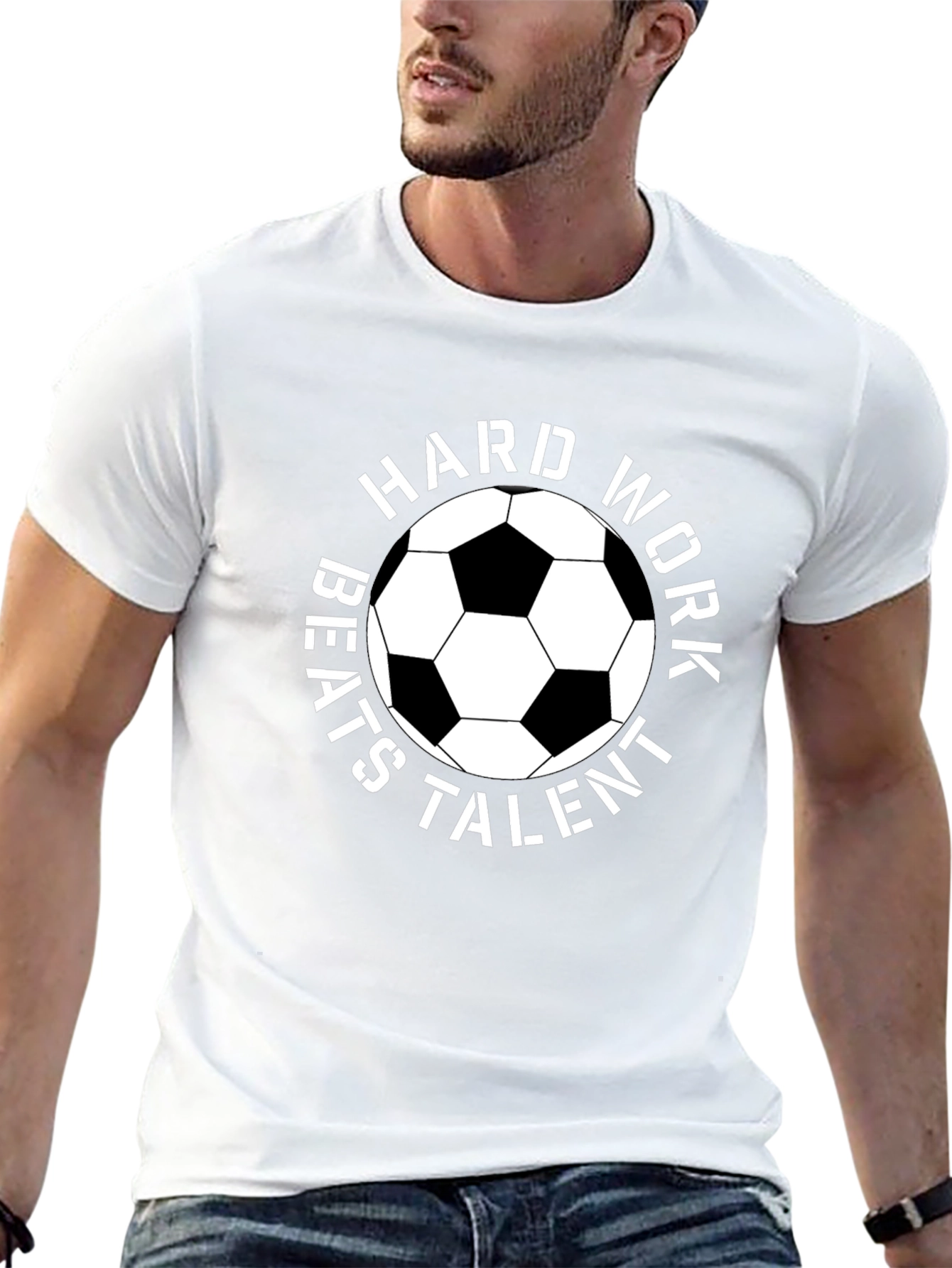 Hard Work Beats Talent Soccer T-Shirt