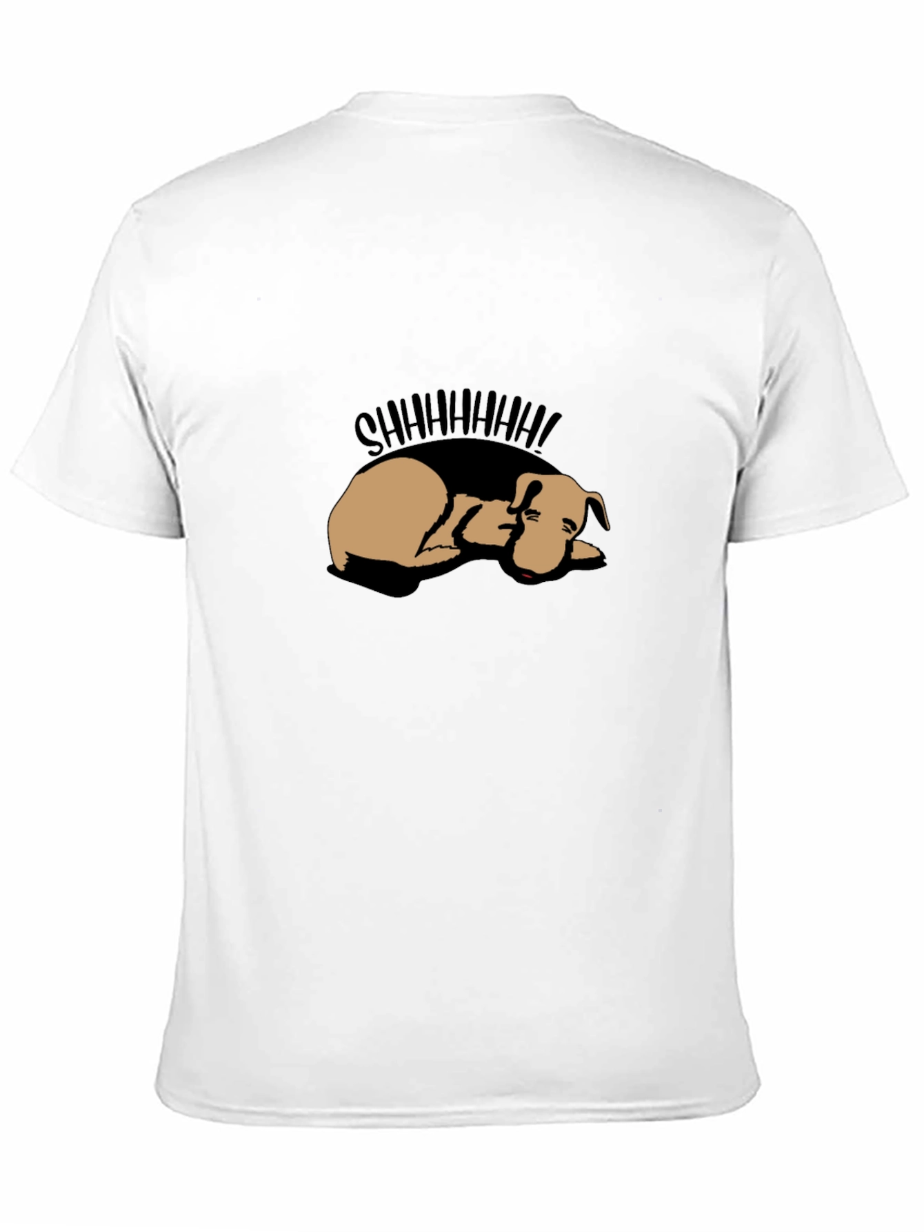 Shhh! Sleeping Dog Graphic Tee - Black