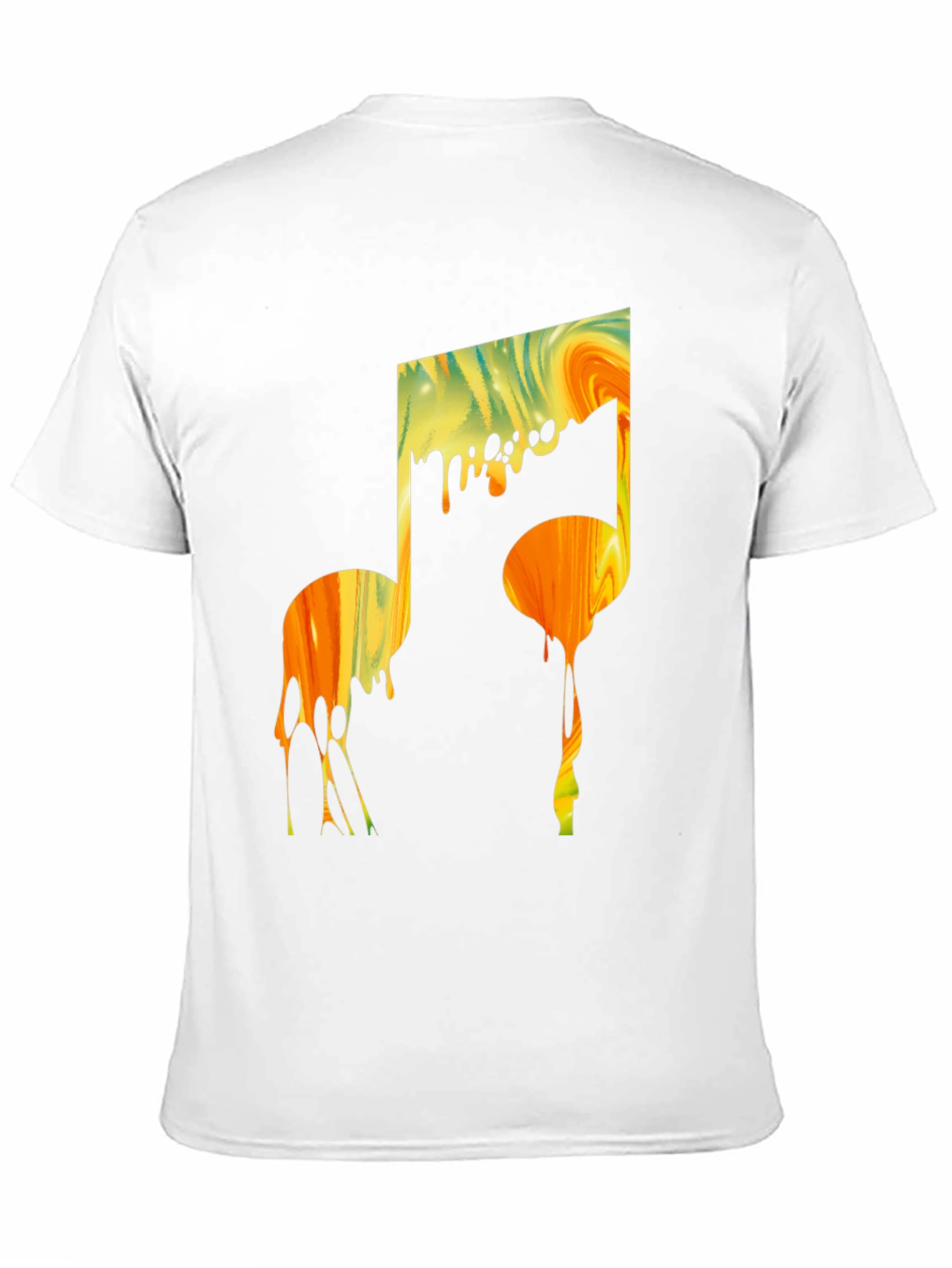 Abstract Music Note Graphic Tee