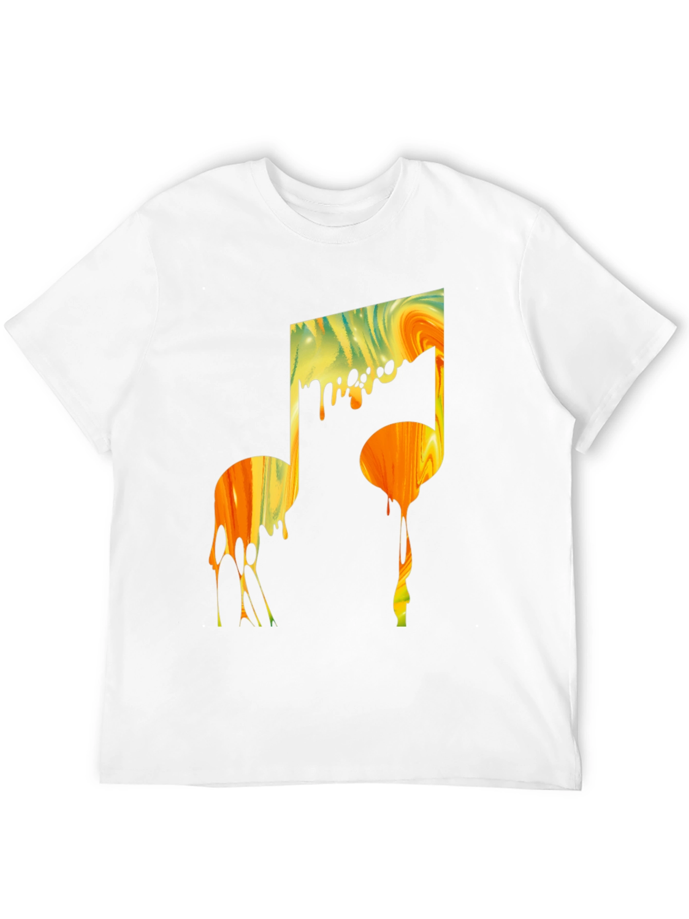 Abstract Music Note Graphic Tee