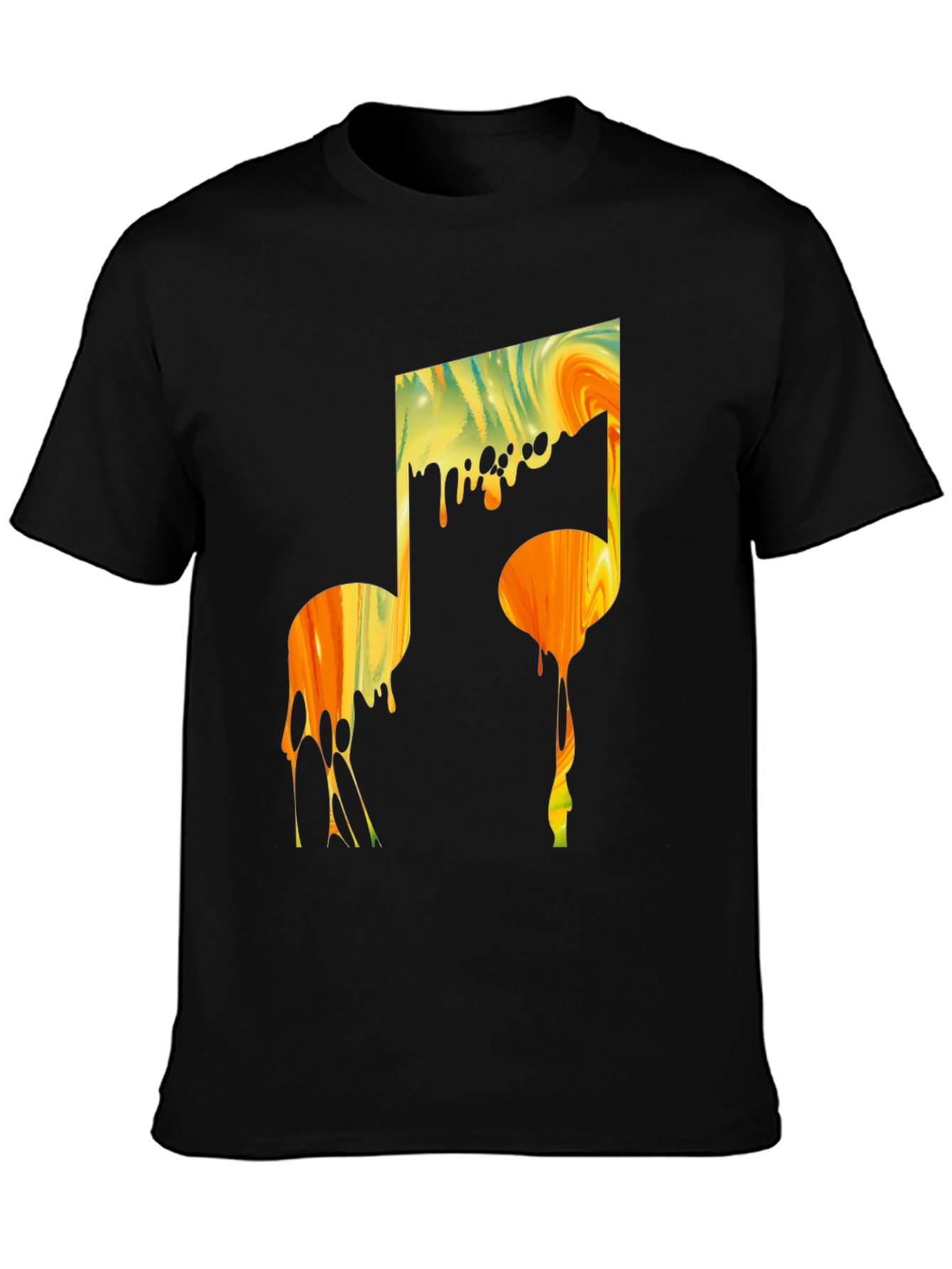Abstract Music Note Graphic Tee