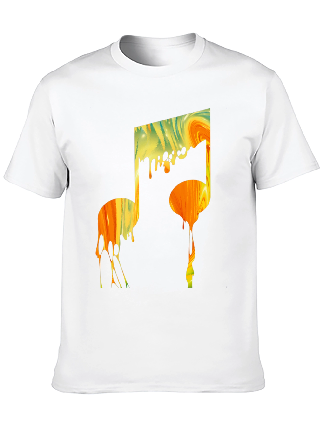 Abstract Music Note Graphic Tee