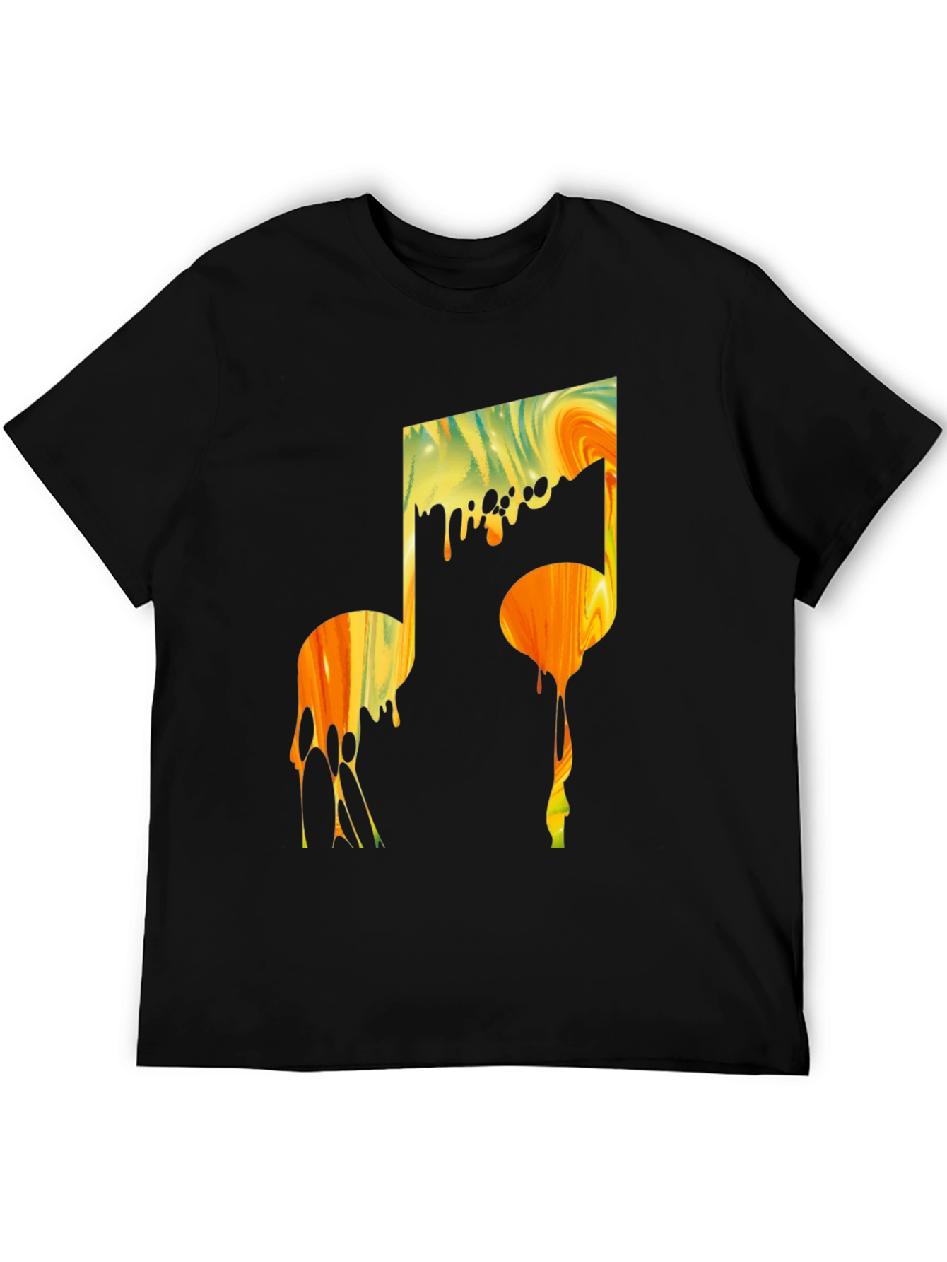 Abstract Music Note Graphic Tee