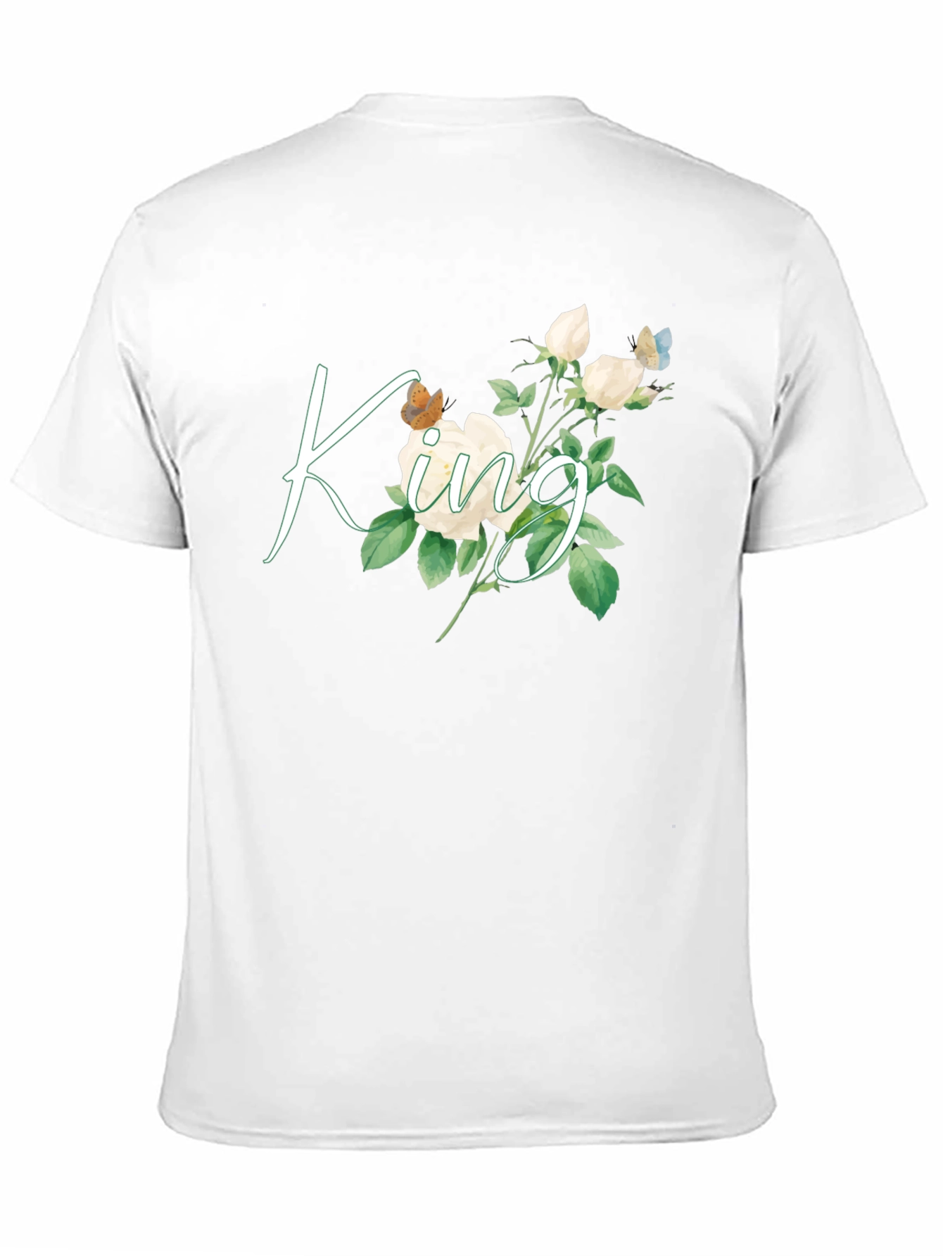 Floral King Graphic Tee - Black