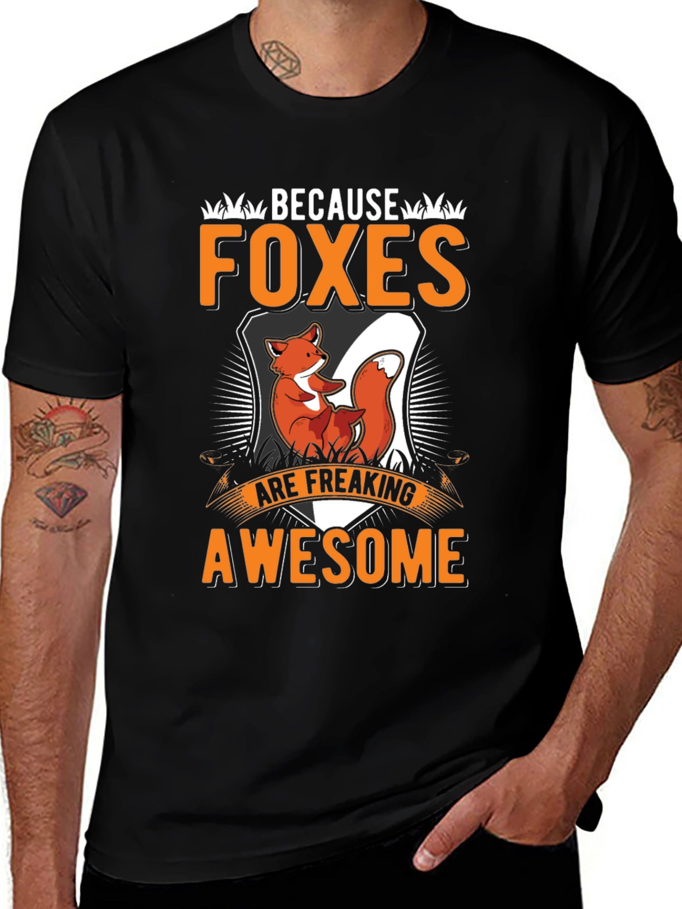 Foxes Are Freaking Awesome Graphic T-Shirt