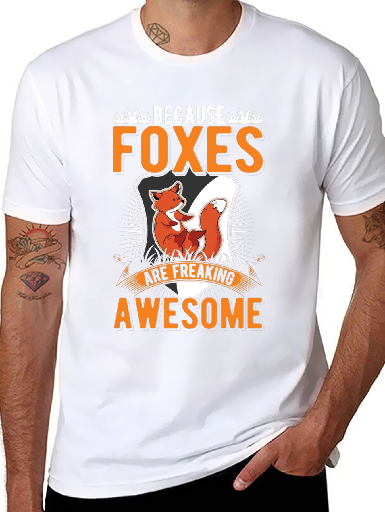 Foxes Are Freaking Awesome Graphic T-Shirt