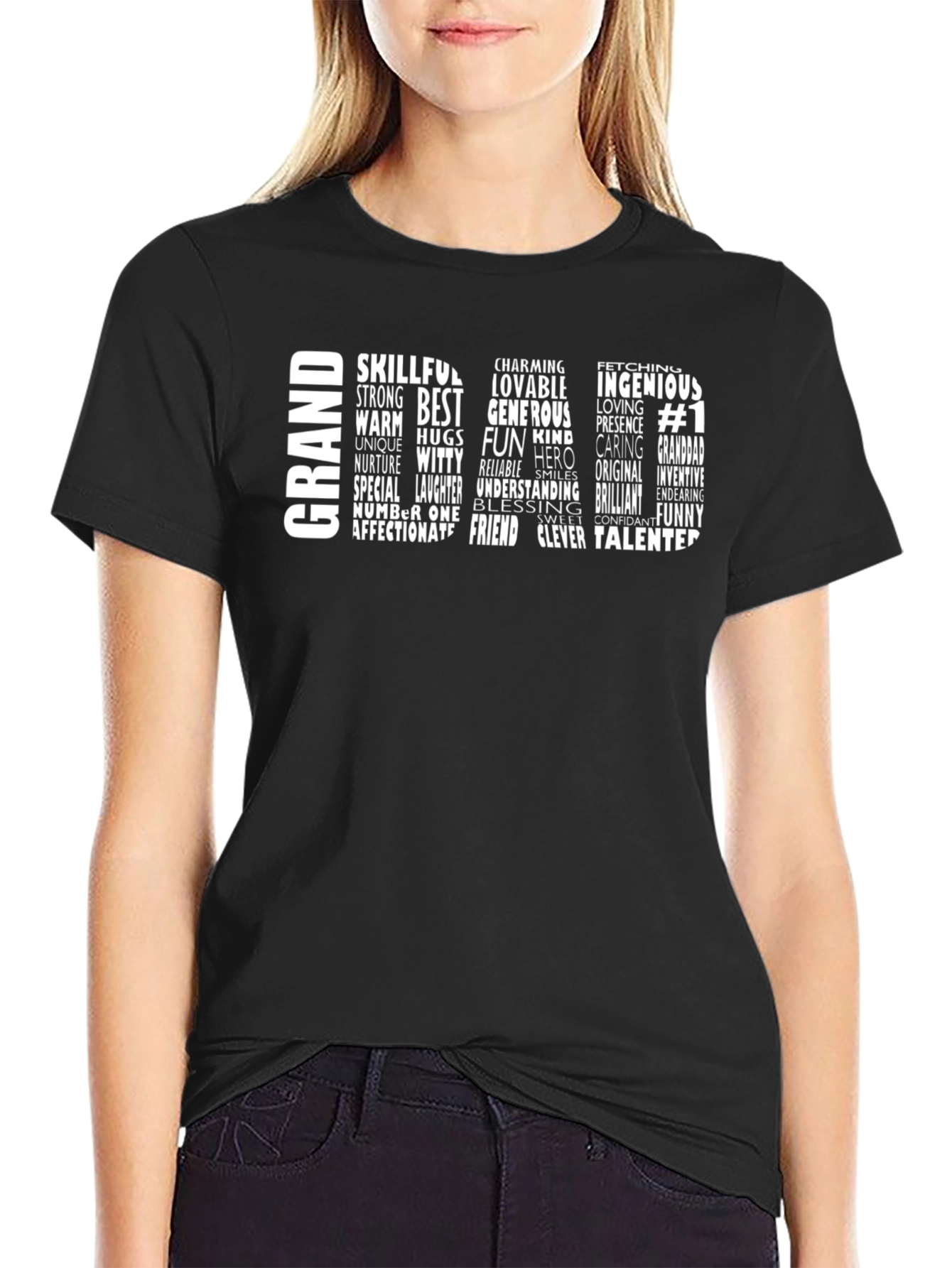 Grandad Definition T-Shirt - Skillful Strong and Generous
