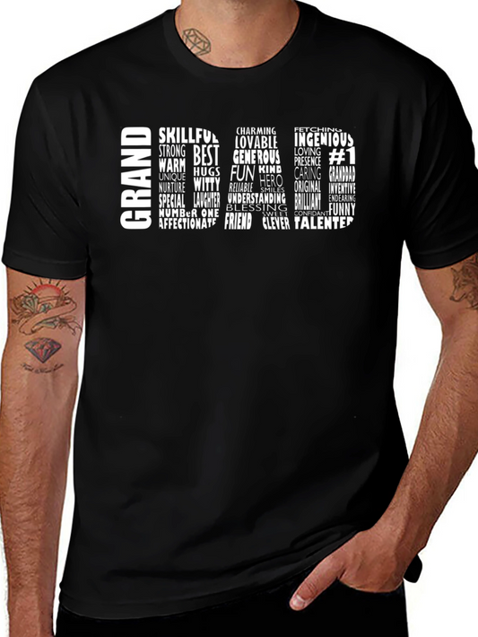 Grandad Definition T-Shirt - Skillful Strong and Generous