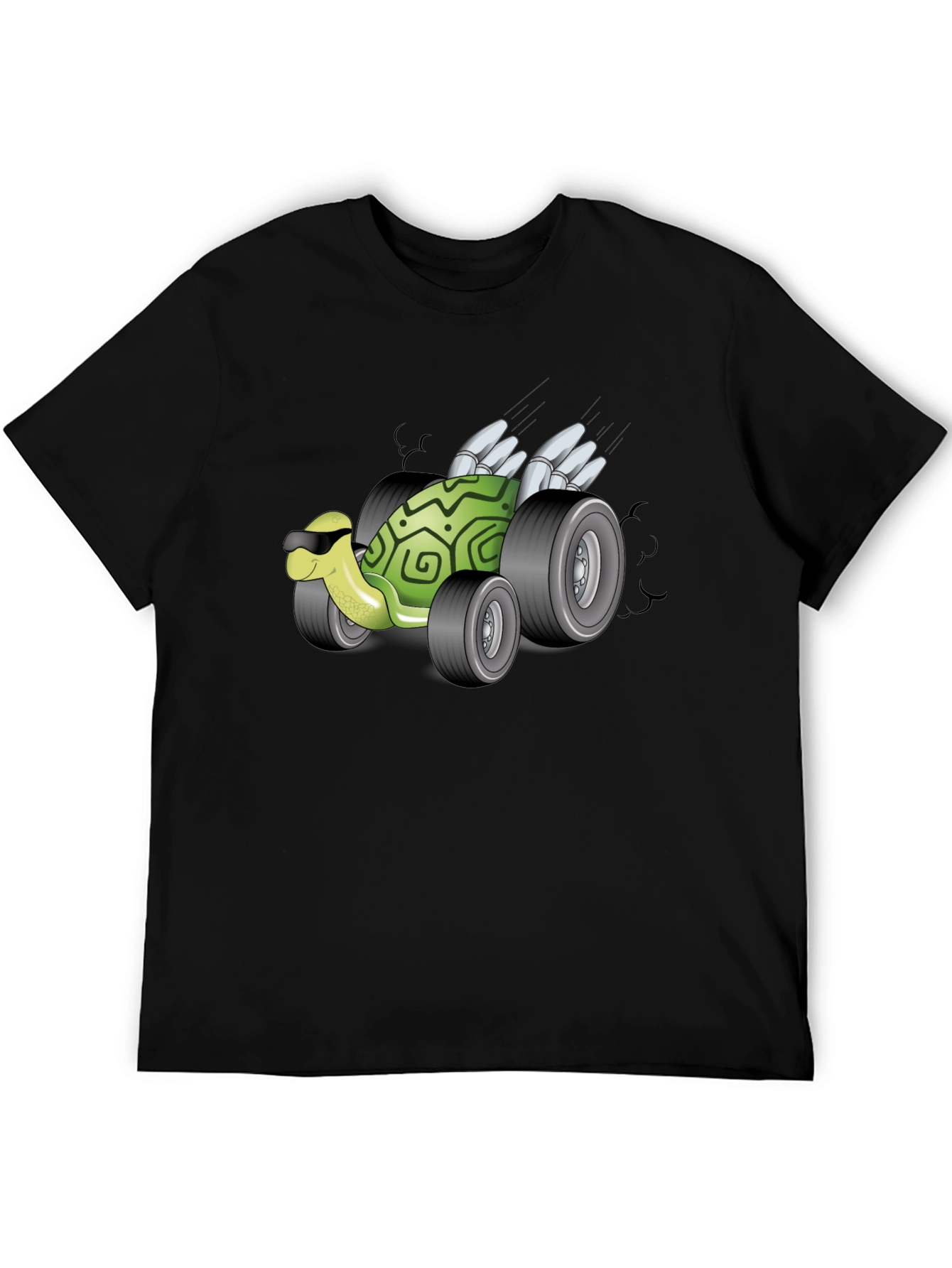 Turtle Racer Black T-Shirt