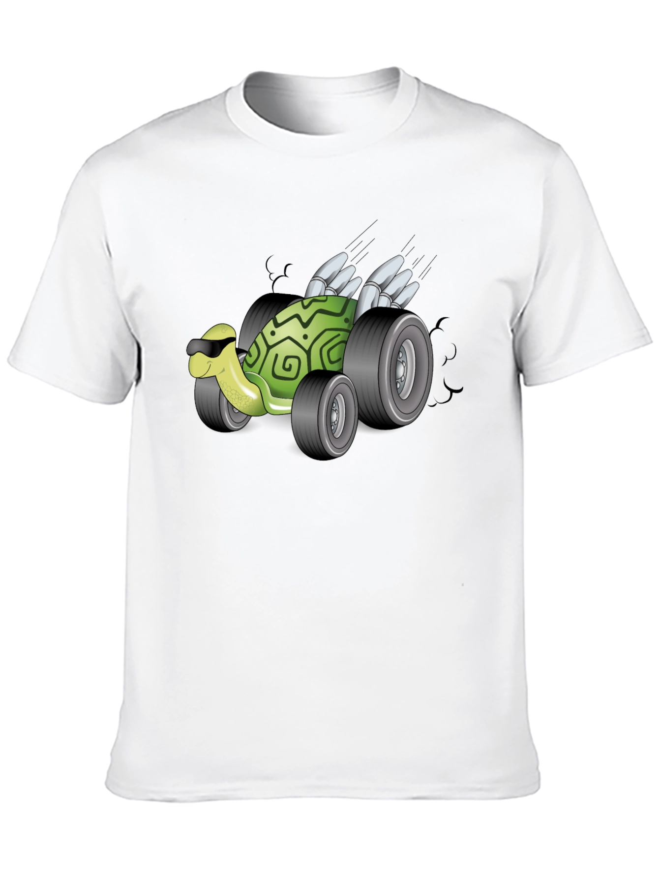 Turtle Racer Black T-Shirt