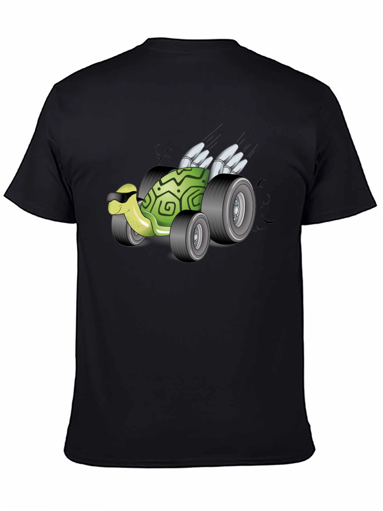 Turtle Racer Black T-Shirt