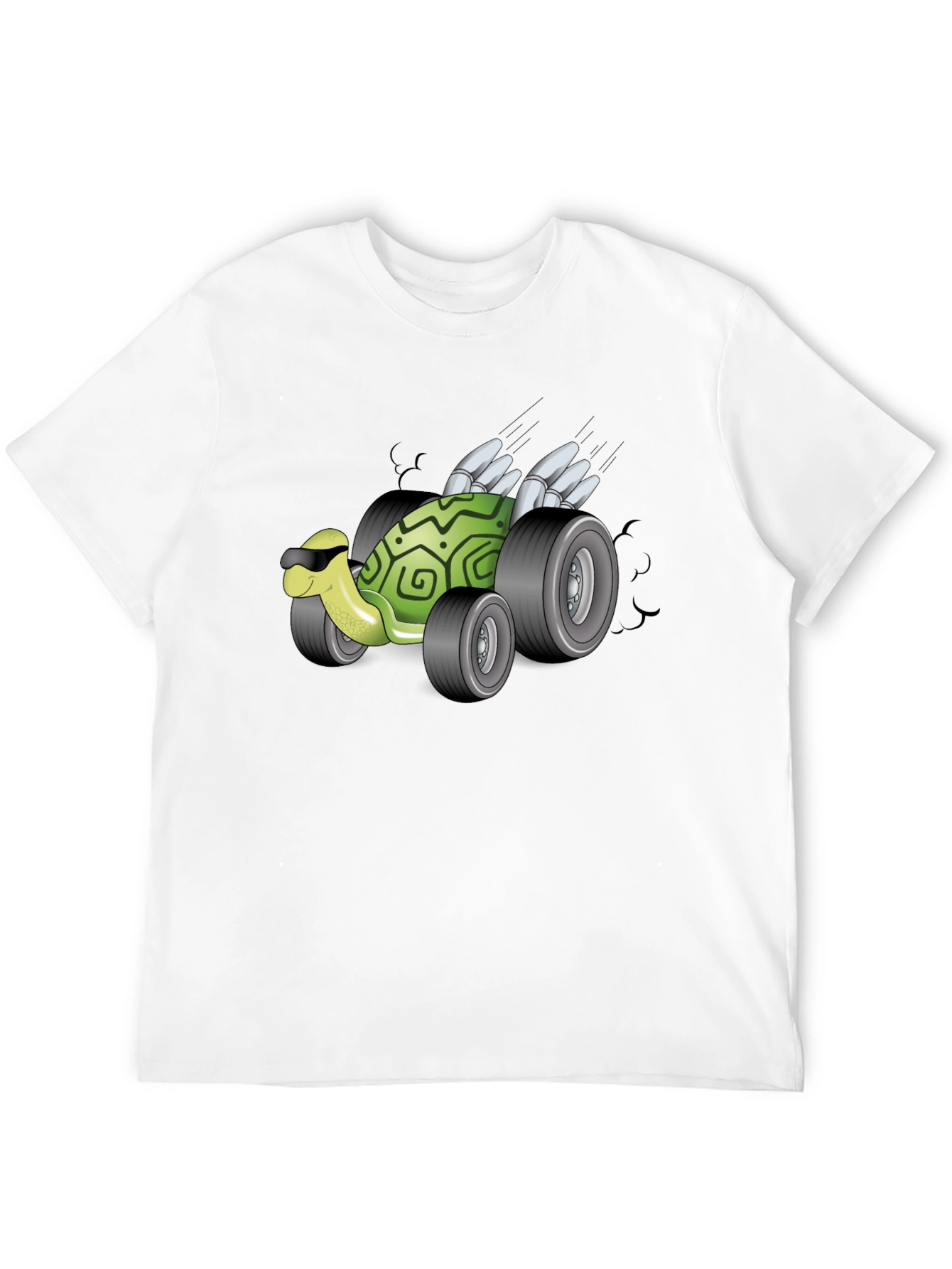 Turtle Racer Black T-Shirt