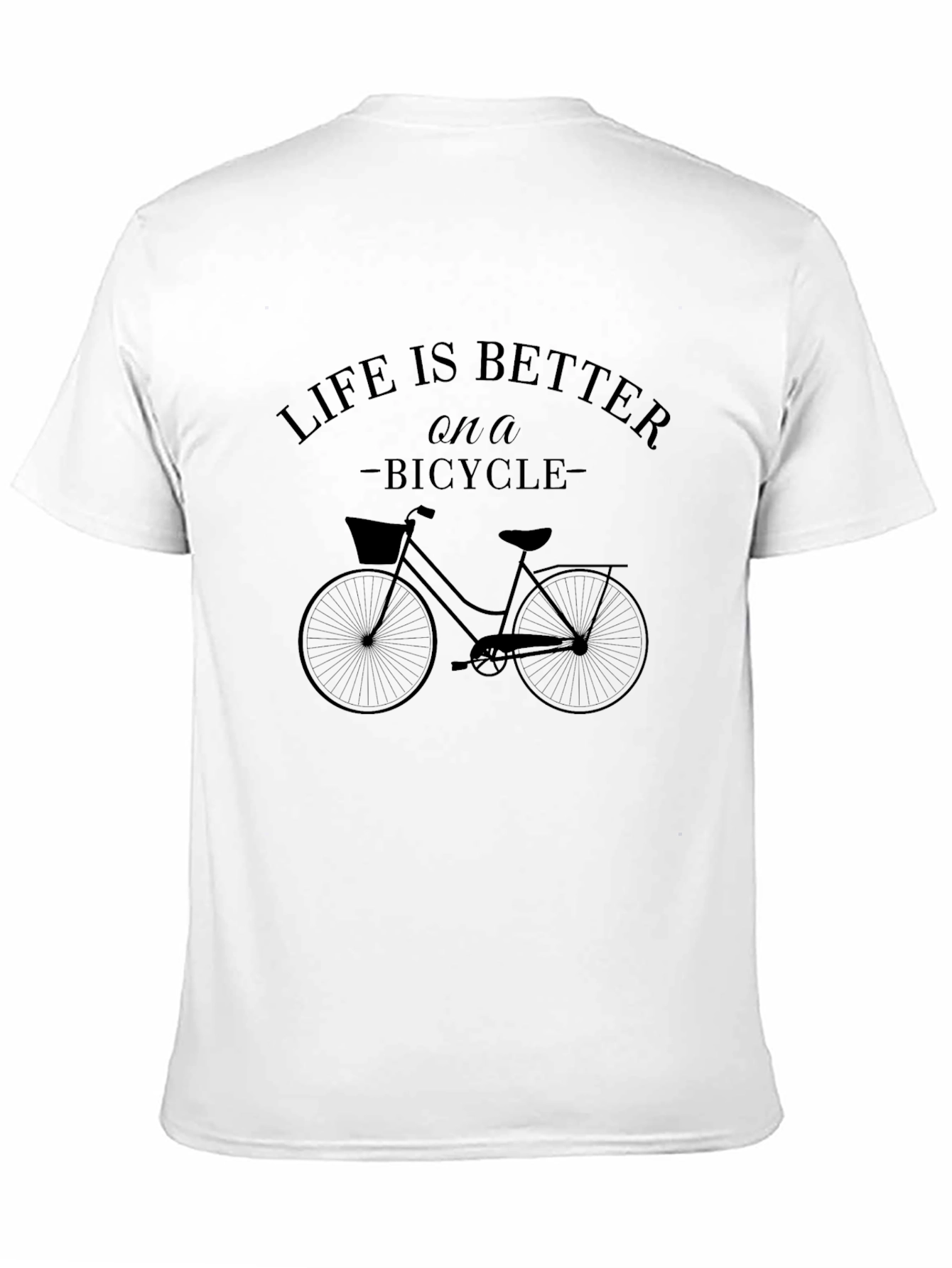 Life is Better on a Bicycle Graphic Tee
