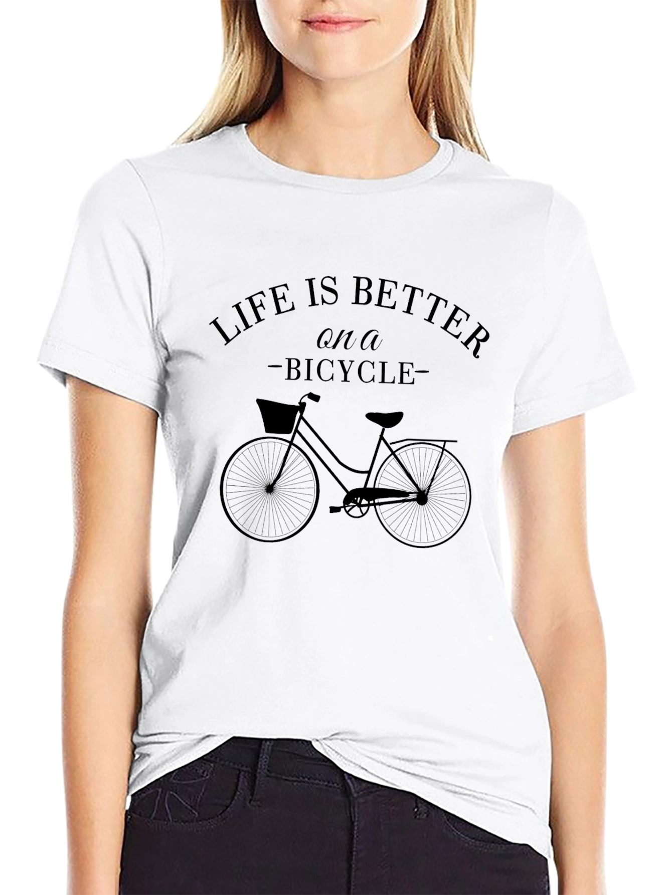 Life is Better on a Bicycle Graphic Tee