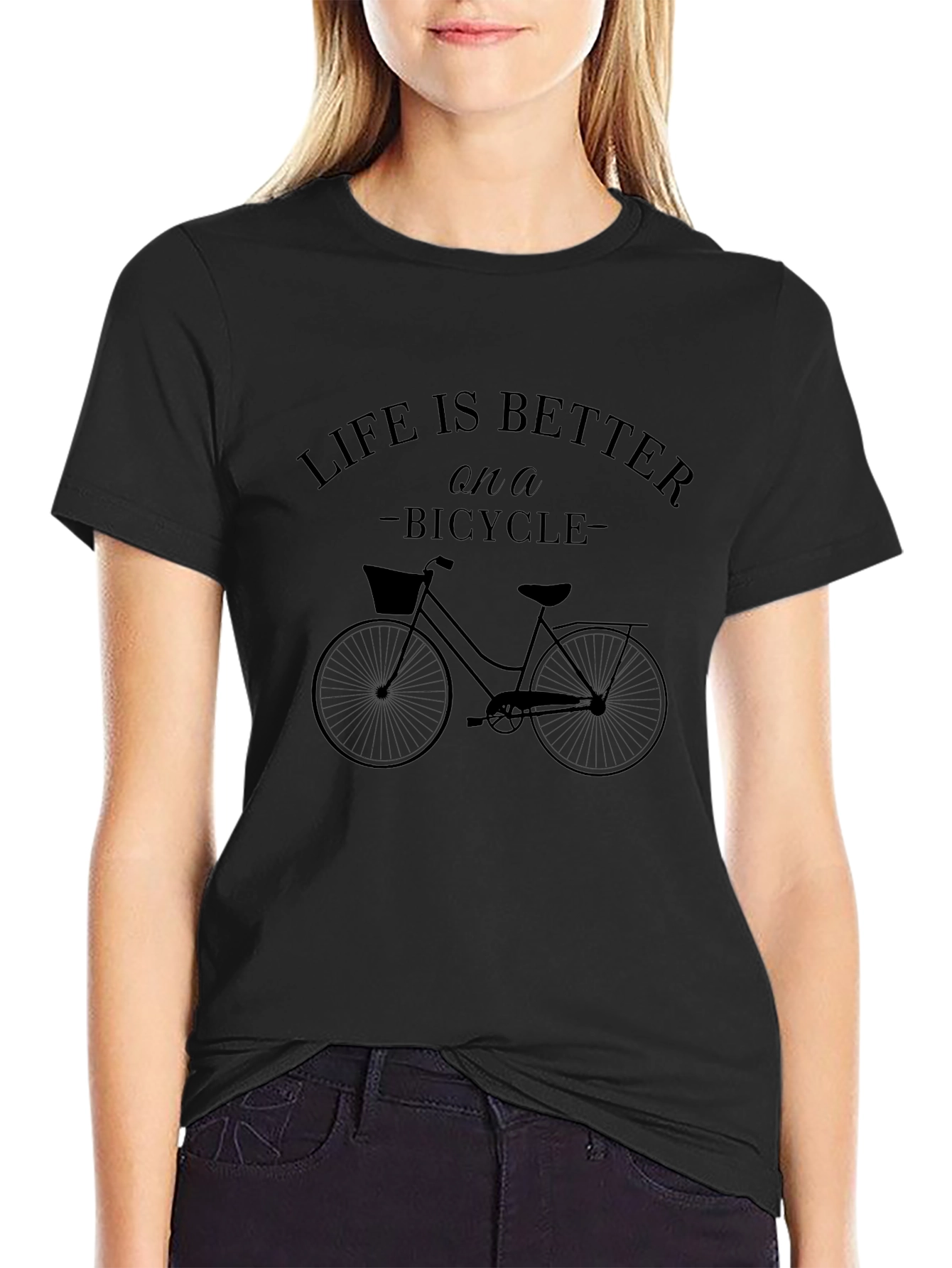 Life is Better on a Bicycle Graphic Tee