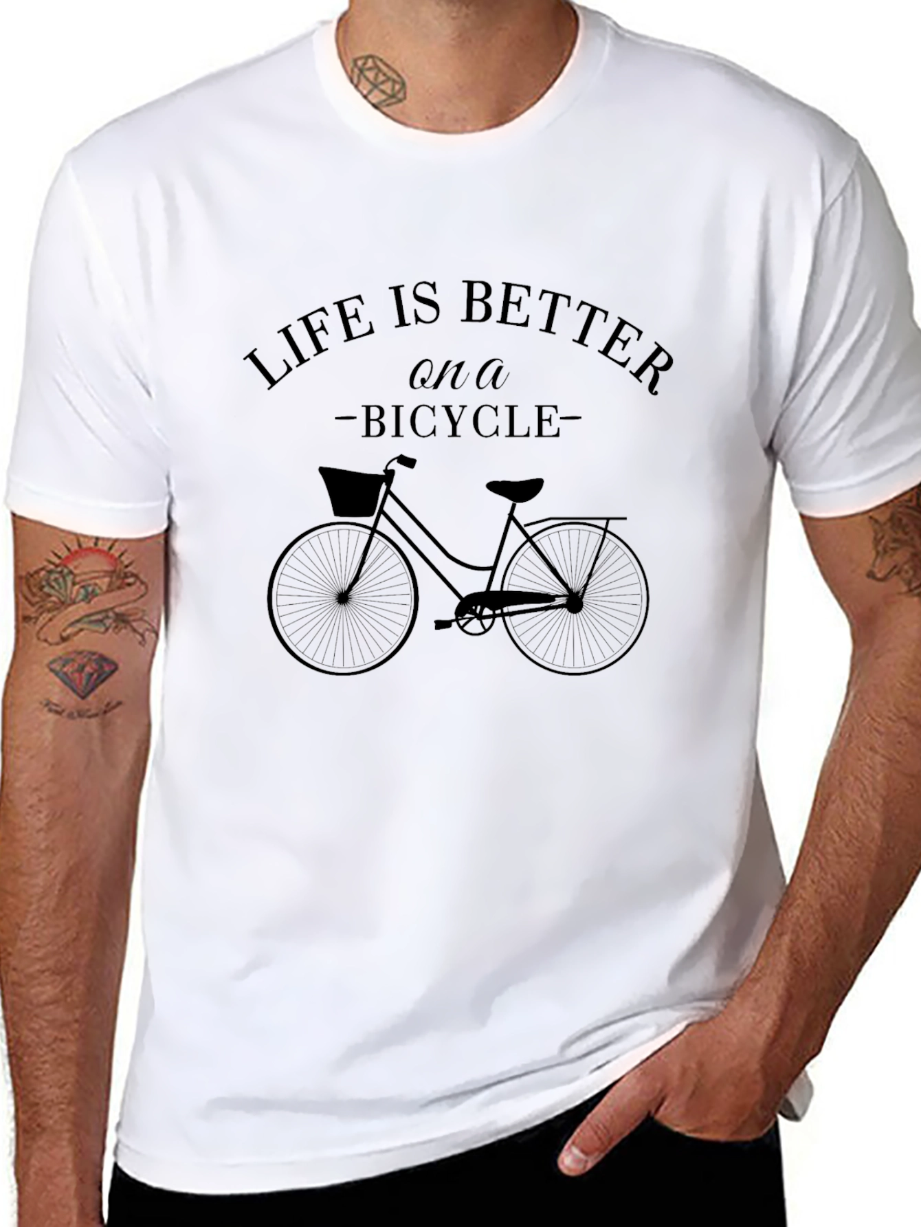 Life is Better on a Bicycle Graphic Tee
