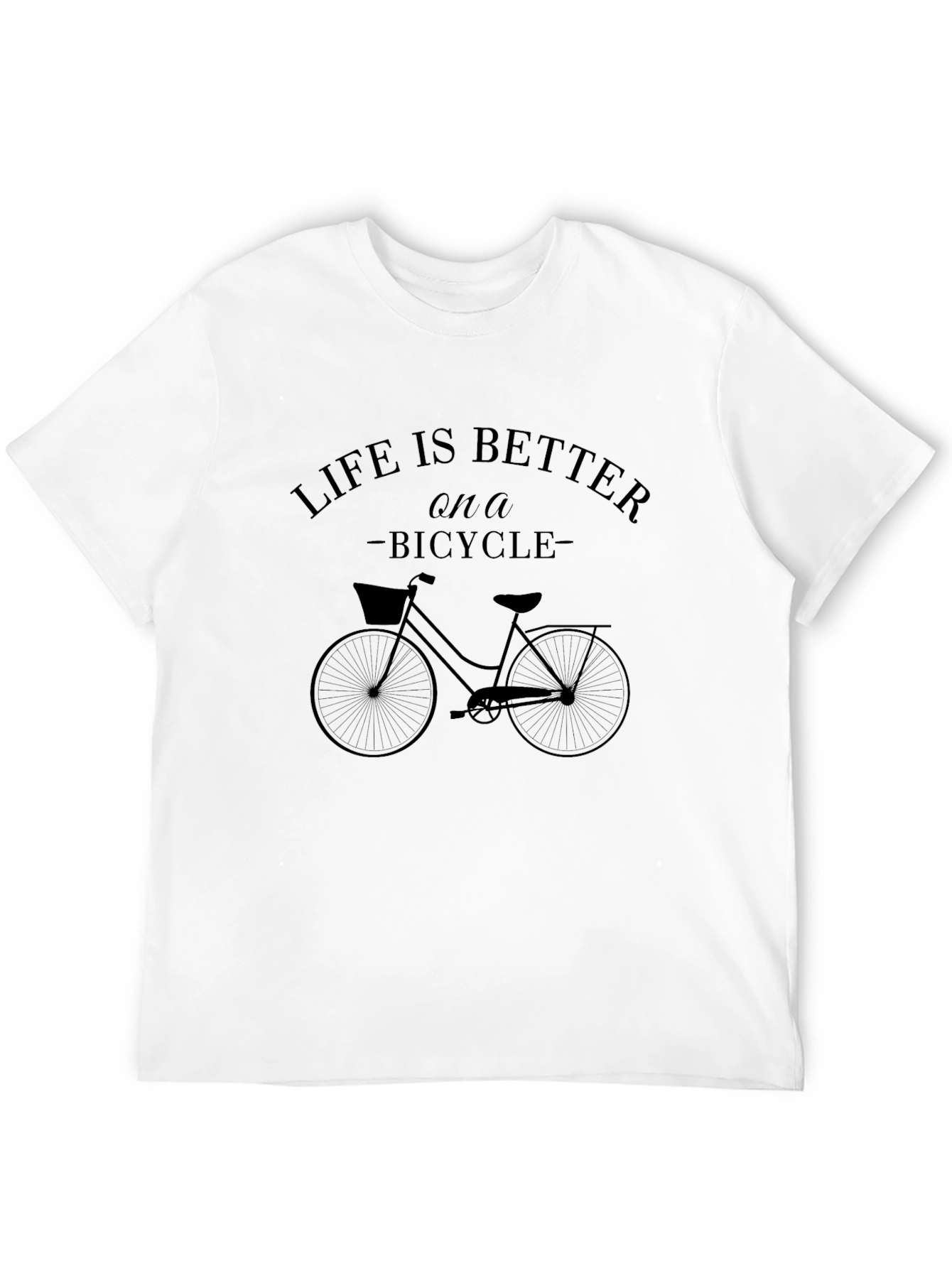Life is Better on a Bicycle Graphic Tee