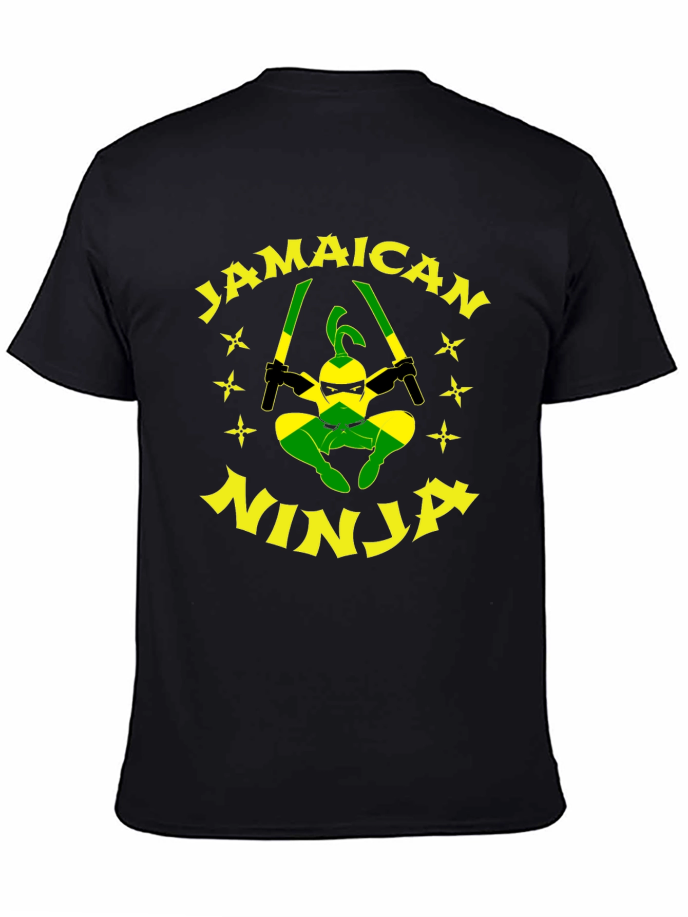 Jamaican Ninja T-Shirt - Funny Graphic Tee