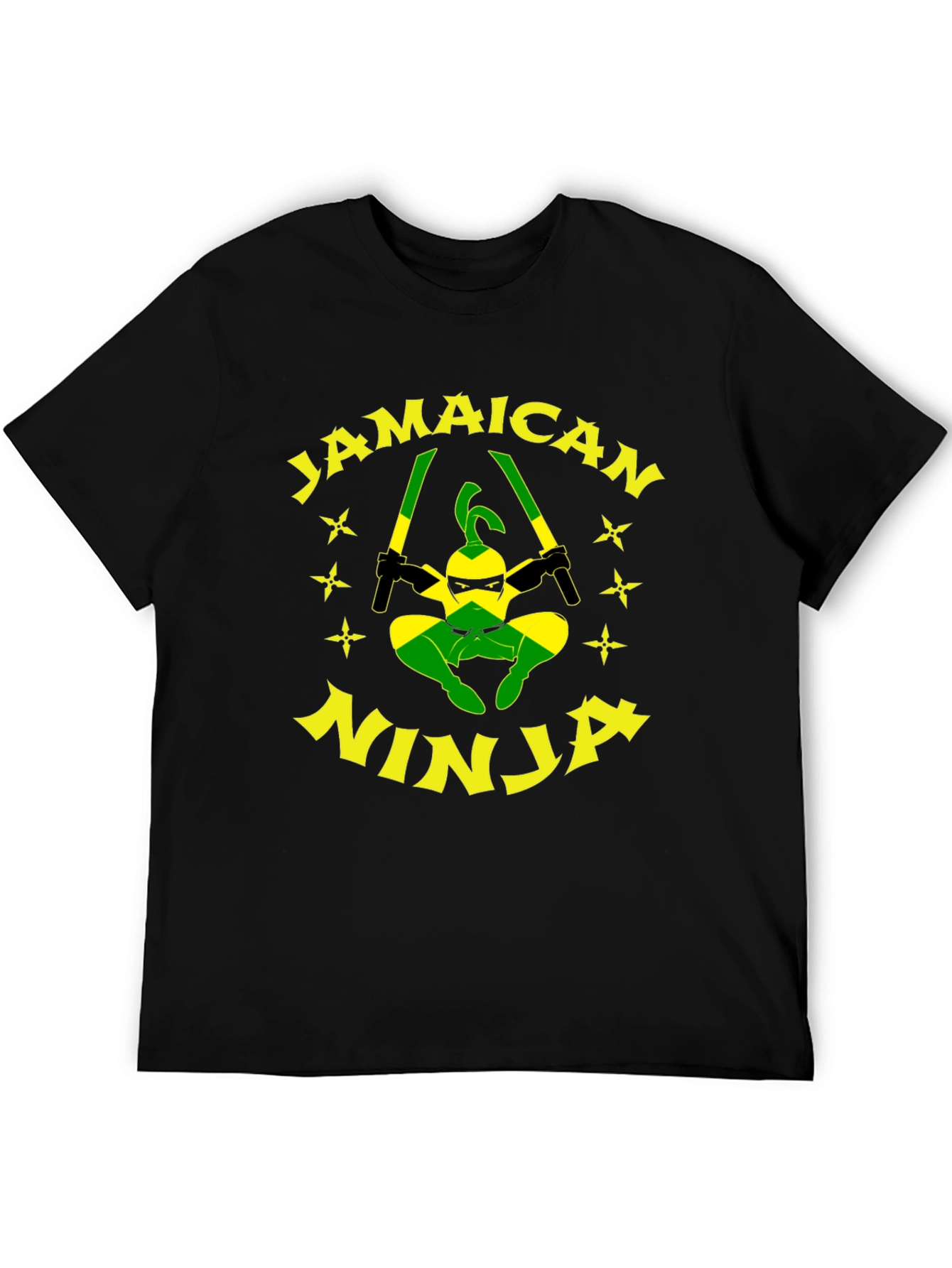 Jamaican Ninja T-Shirt - Funny Graphic Tee