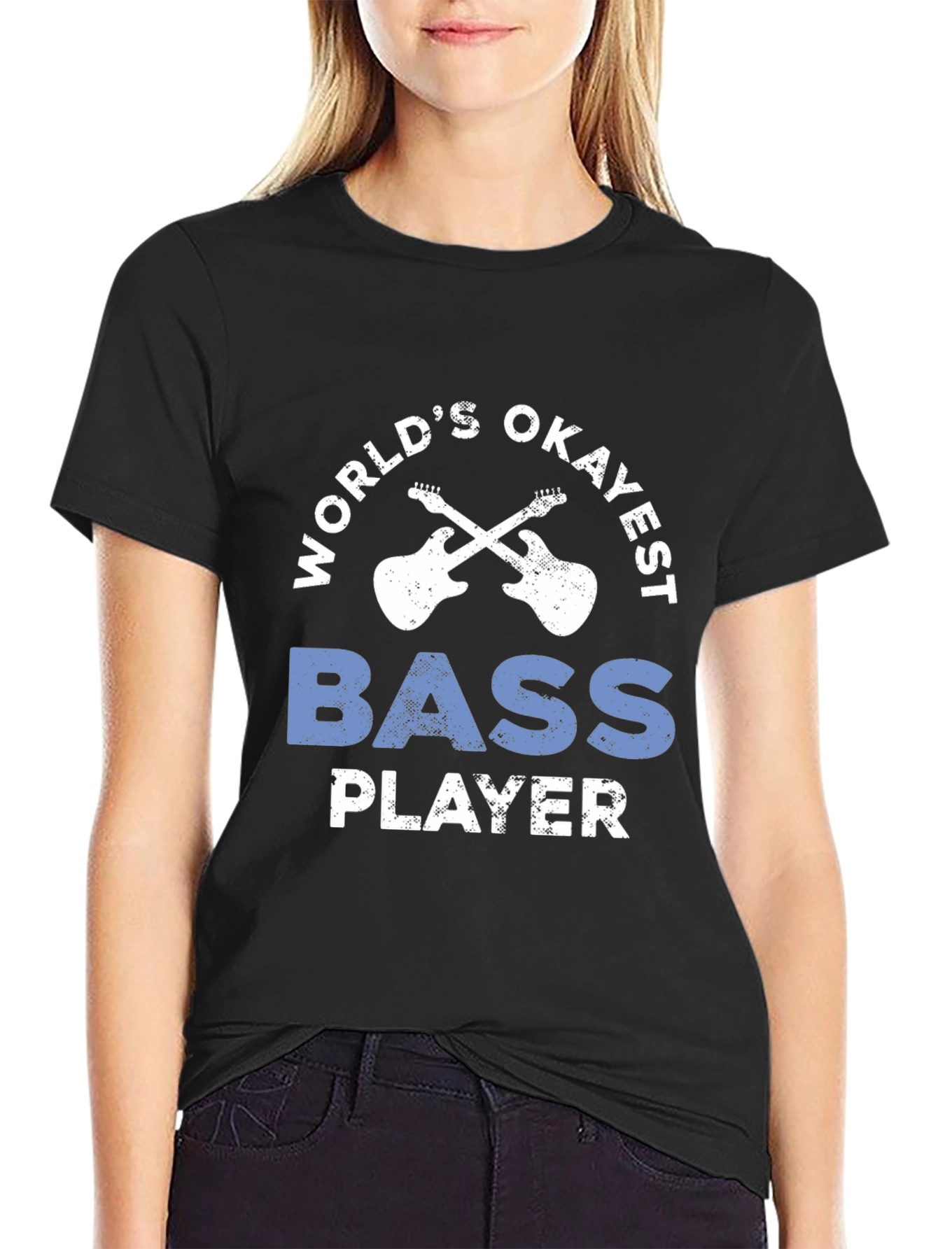 Worlds Okayest Bass Player T-Shirt