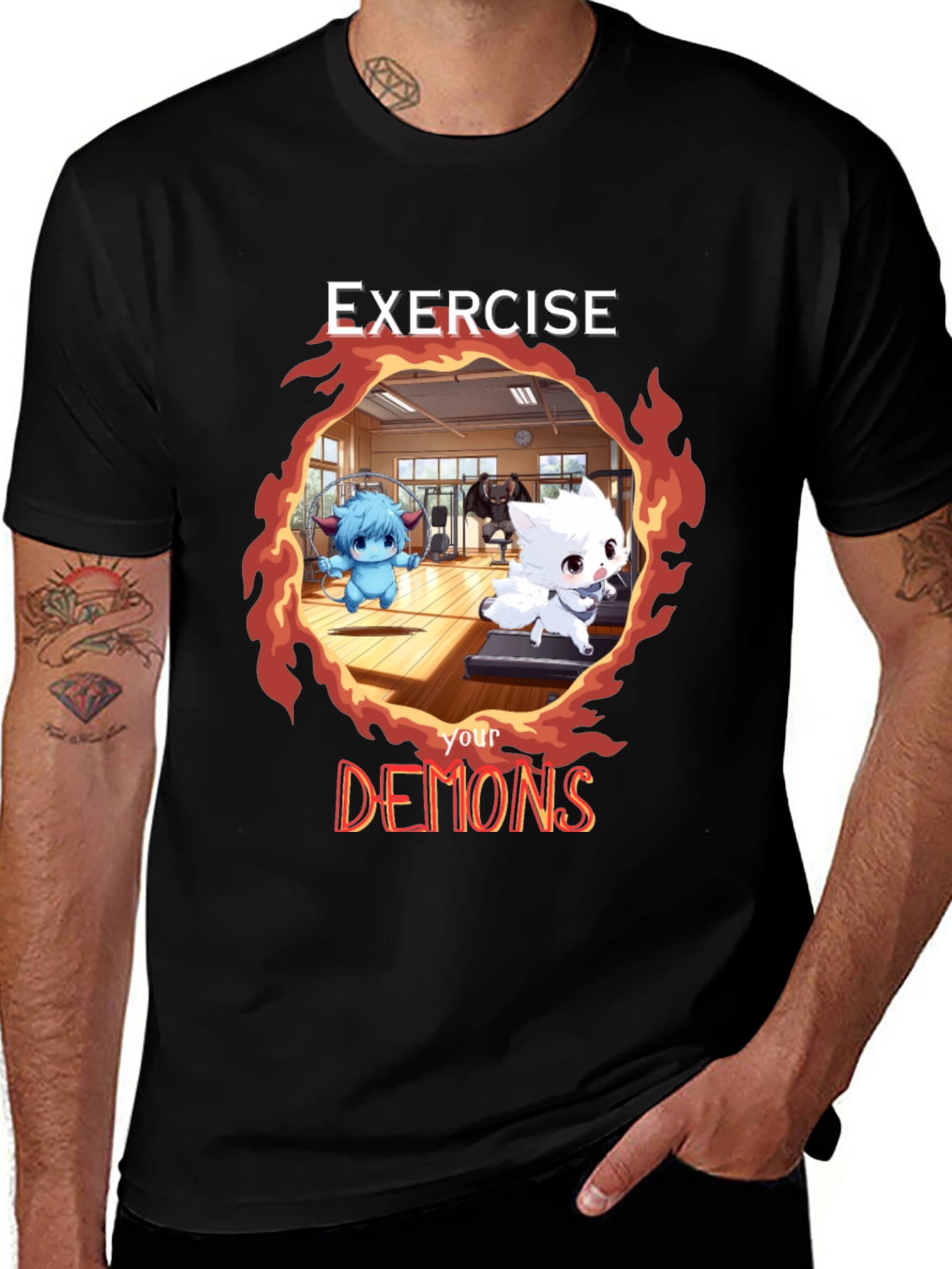 Exercise Your Demons Graphic Tee