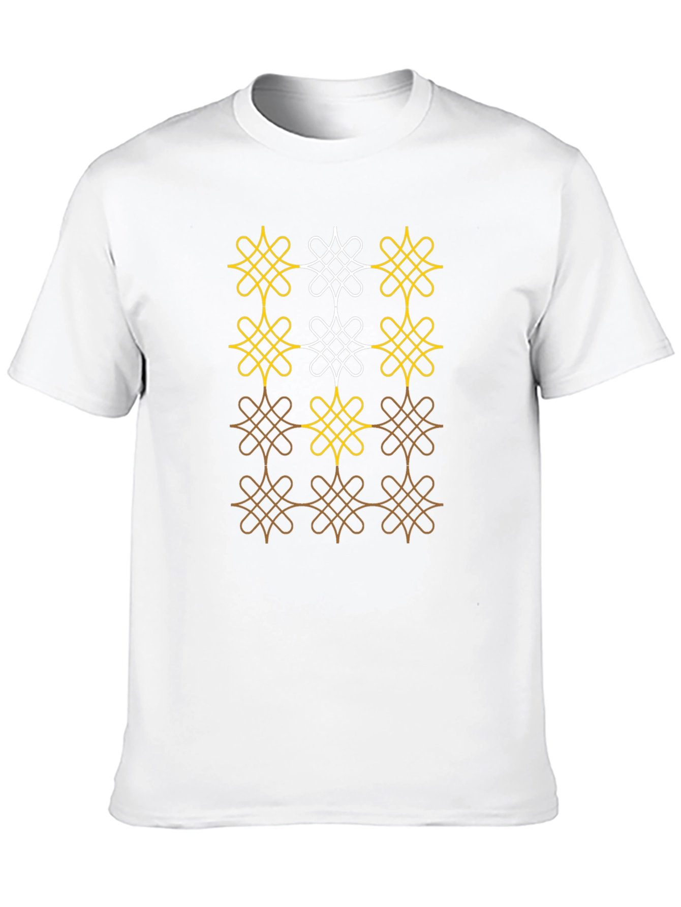 Patterned T-Shirt - Abstract Design