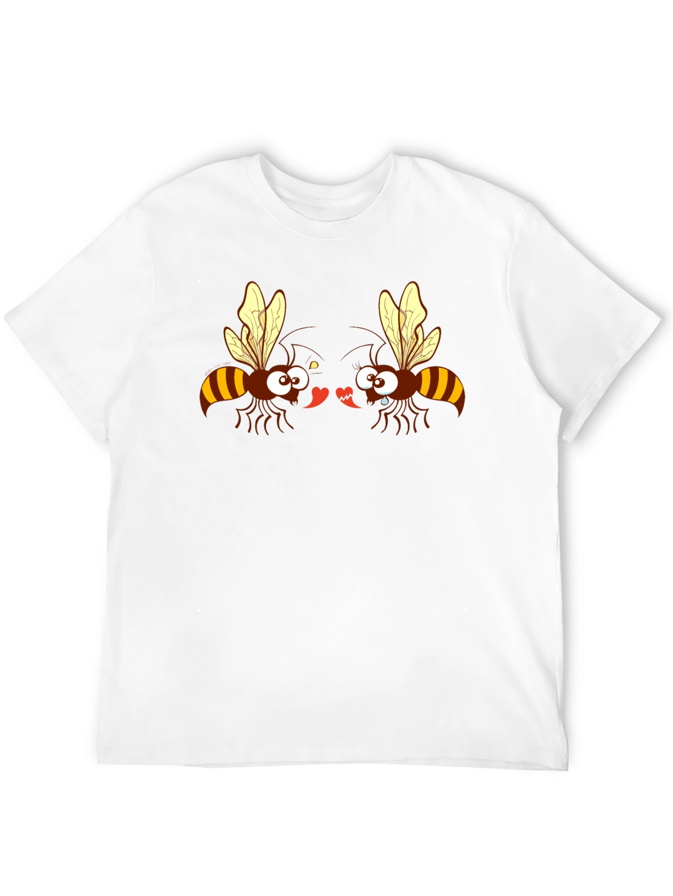 Bee Mine Graphic Tee - Black Cotton T-Shirt