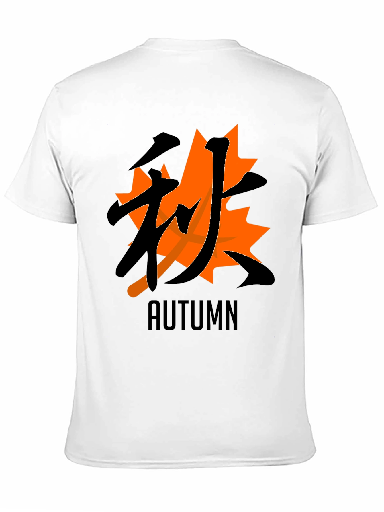 Autumn Kanji Graphic Tee - Black