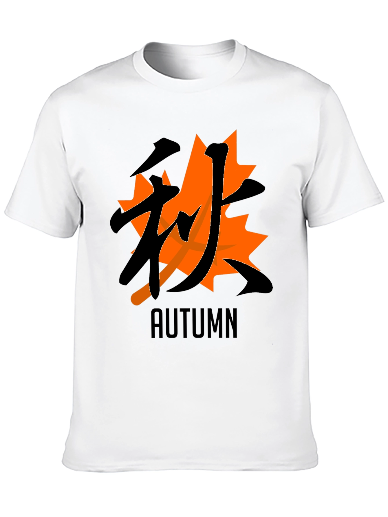 Autumn Kanji Graphic Tee - Black