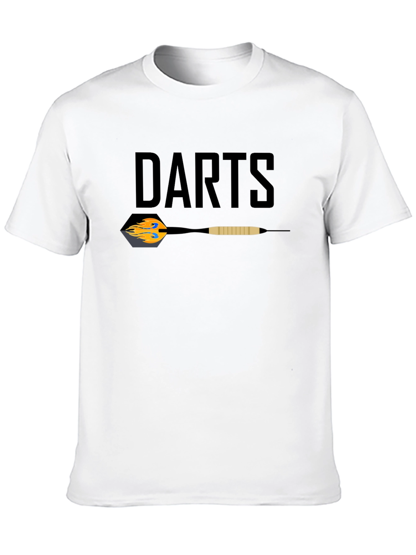 Darts Graphic T-Shirt - Black