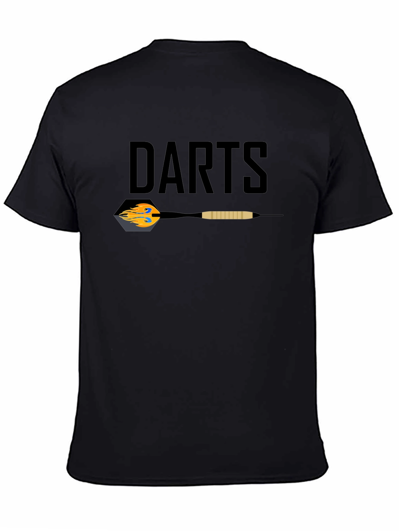 Darts Graphic T-Shirt - Black