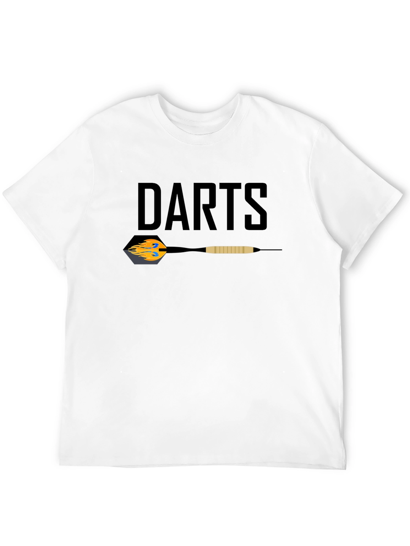 Darts Graphic T-Shirt - Black