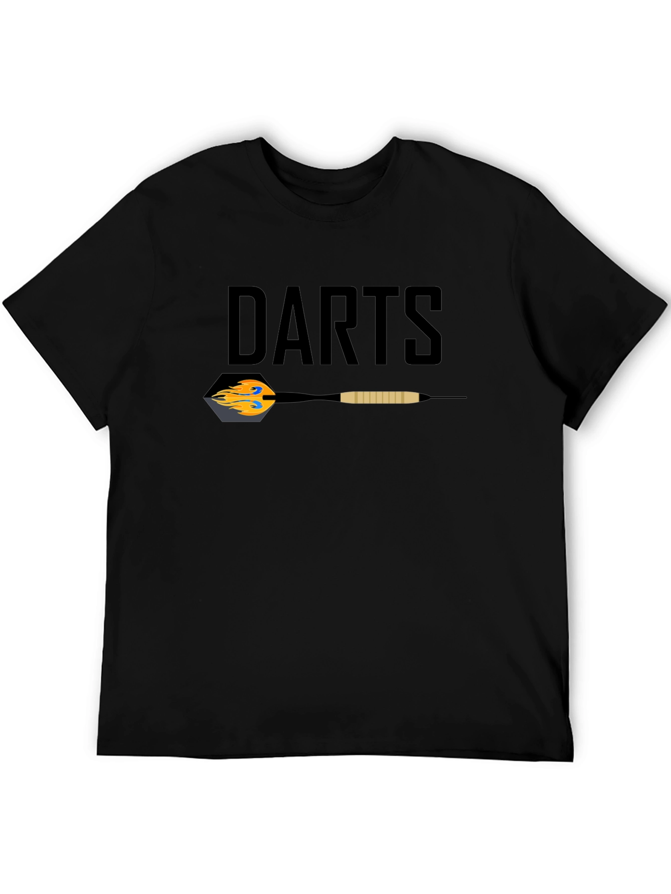 Darts Graphic T-Shirt - Black