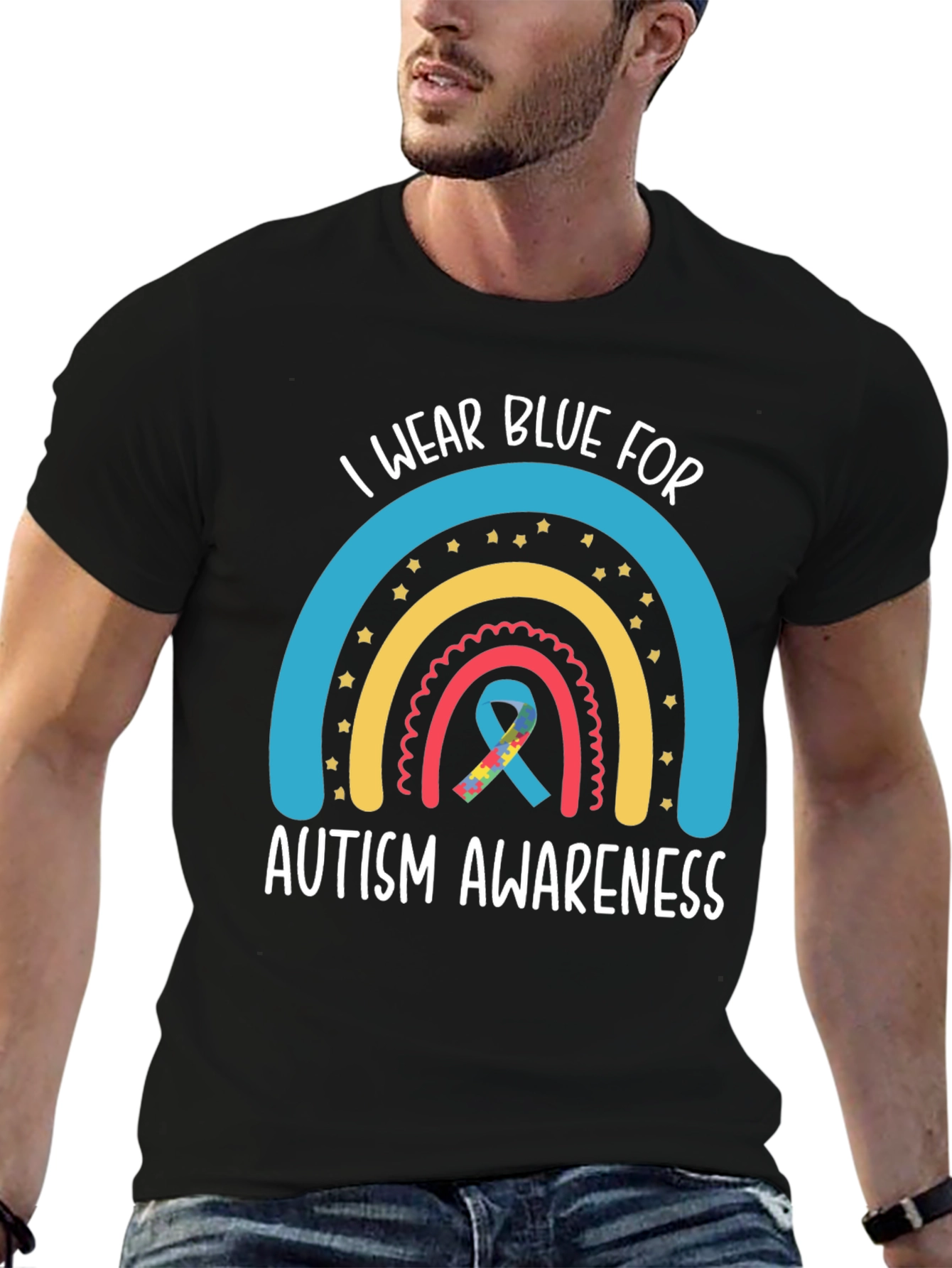 Autism Awareness Tee - I Wear Blue For...