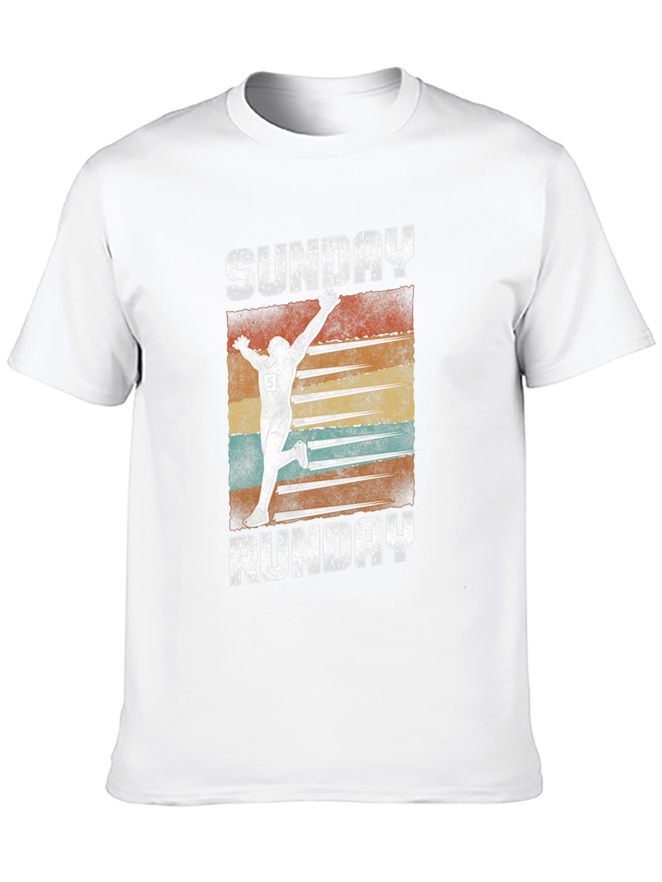 Sunday Runday Graphic Tee - Mens Black T-Shirt