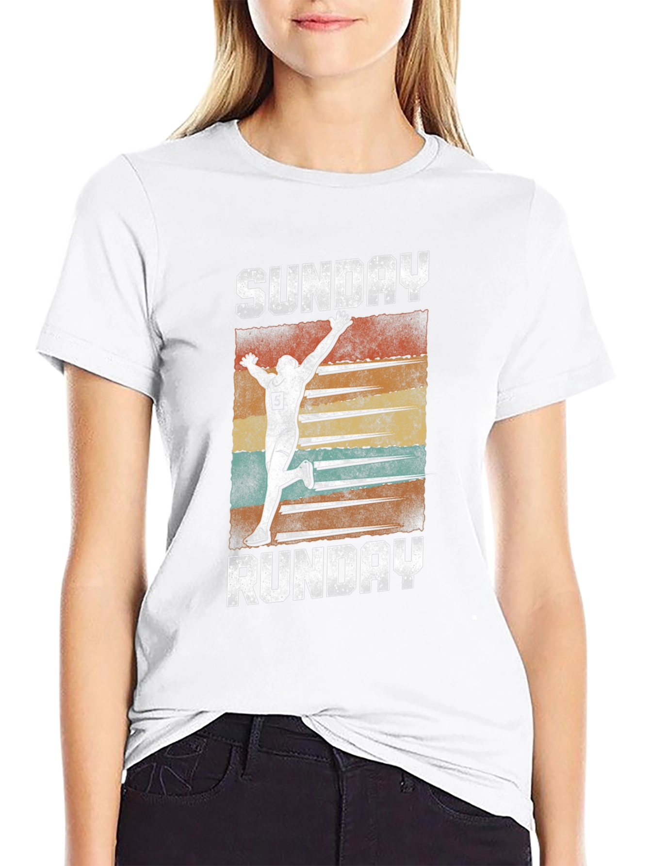 Sunday Runday Graphic Tee - Mens Black T-Shirt