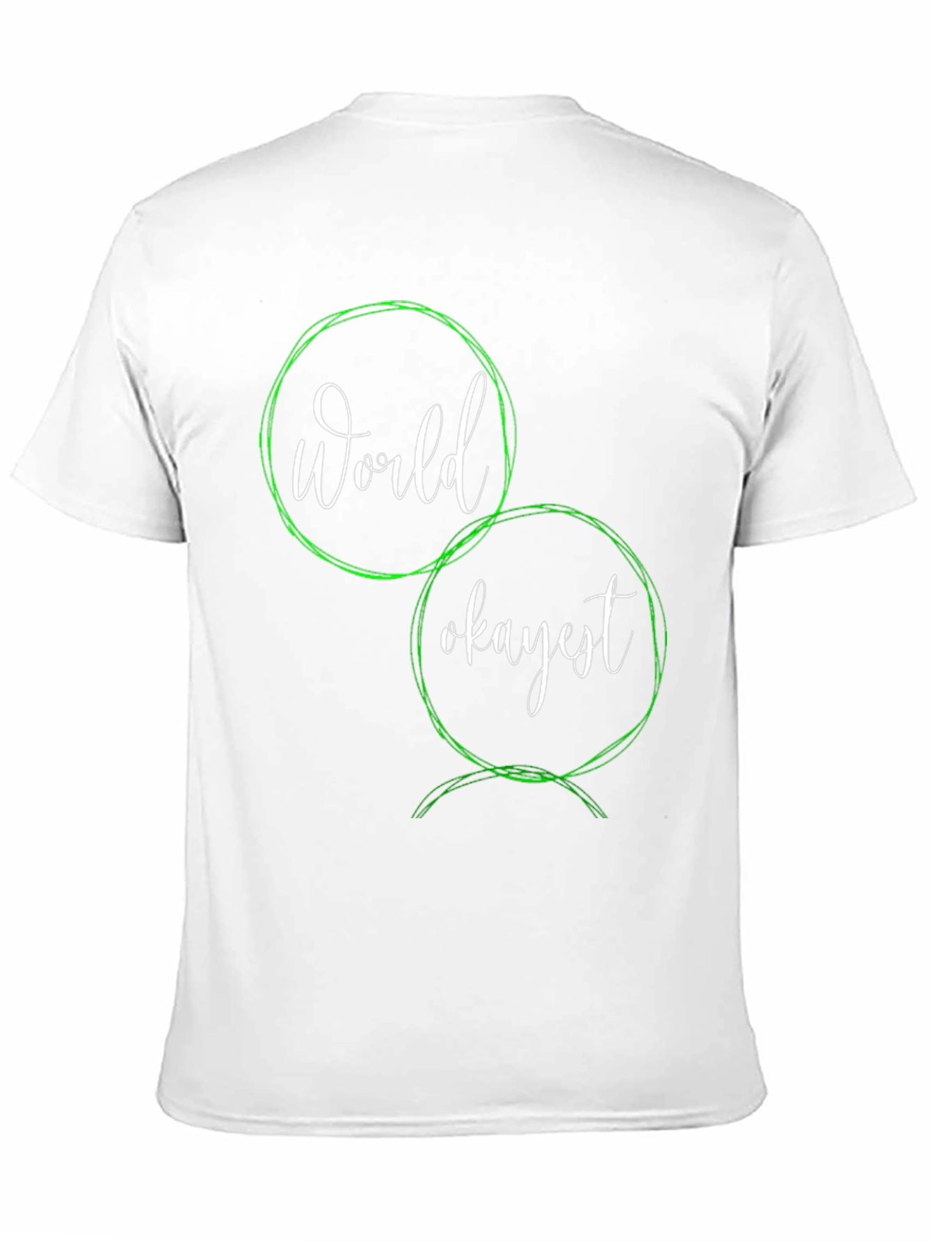 Worlds Okayest T-Shirt - Funny Sarcastic Graphic Tee