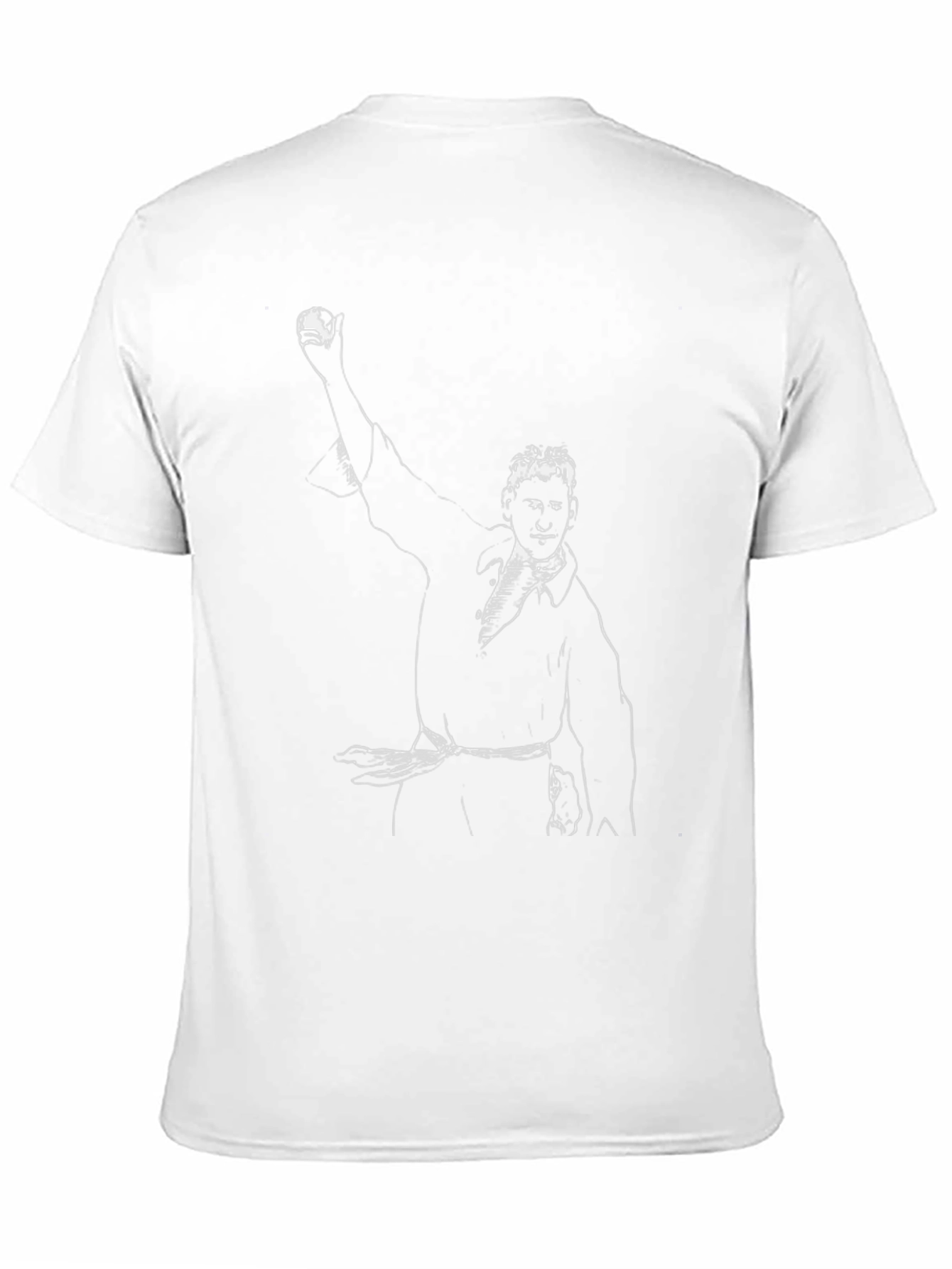 Sketchy Figure Black T-Shirt