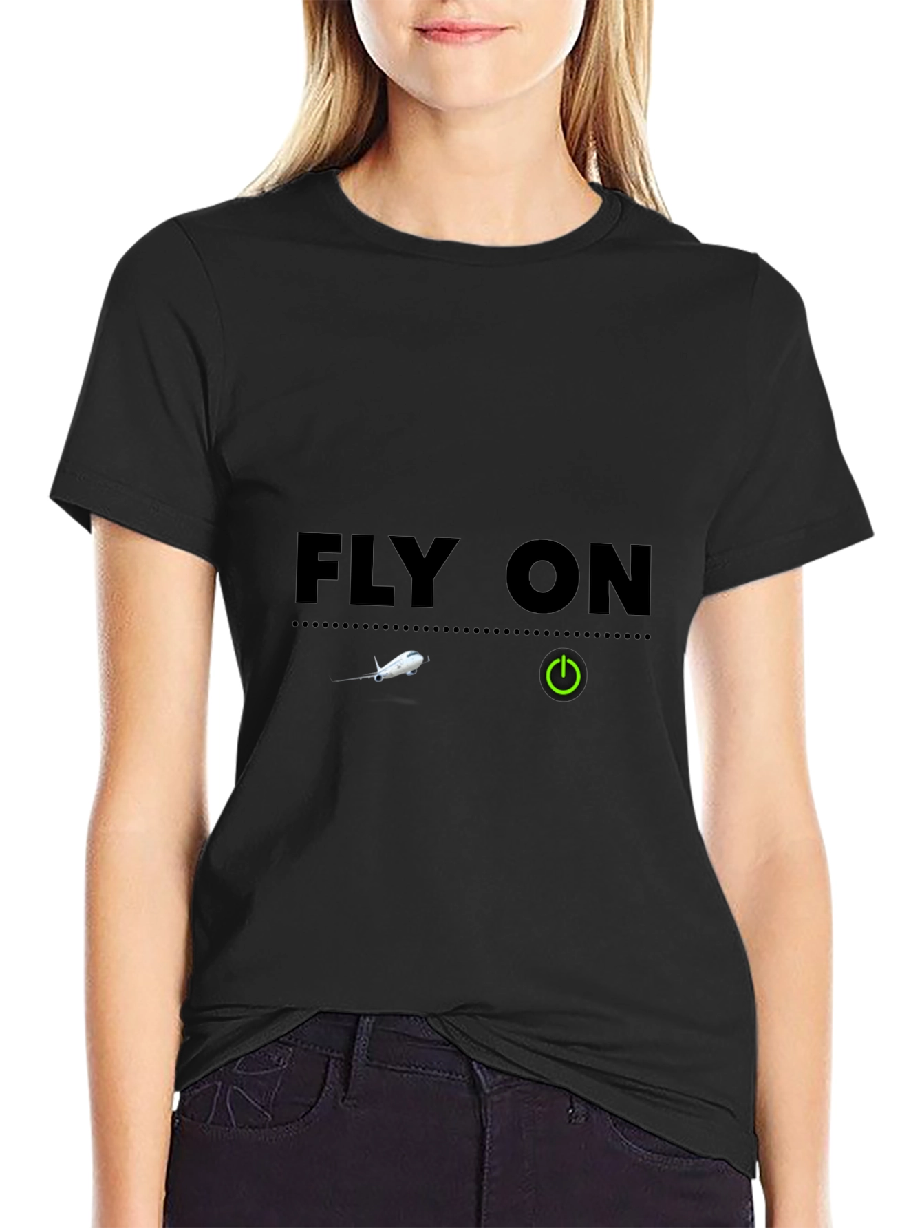 Fly On T-Shirt - Aviation Inspired Graphic Tee