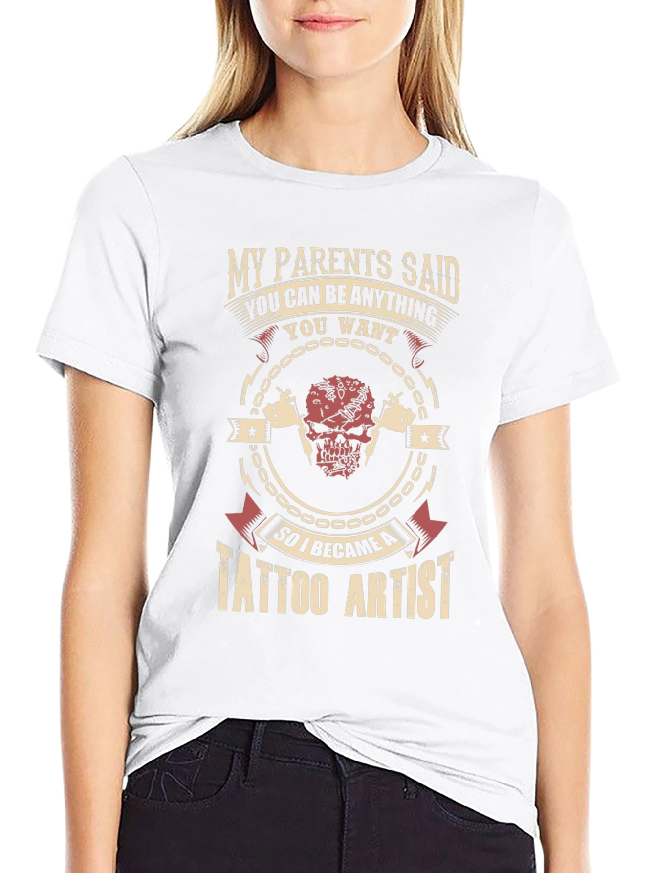 Tattoo Artist Graphic Tee - My Parents Said T-Shirt